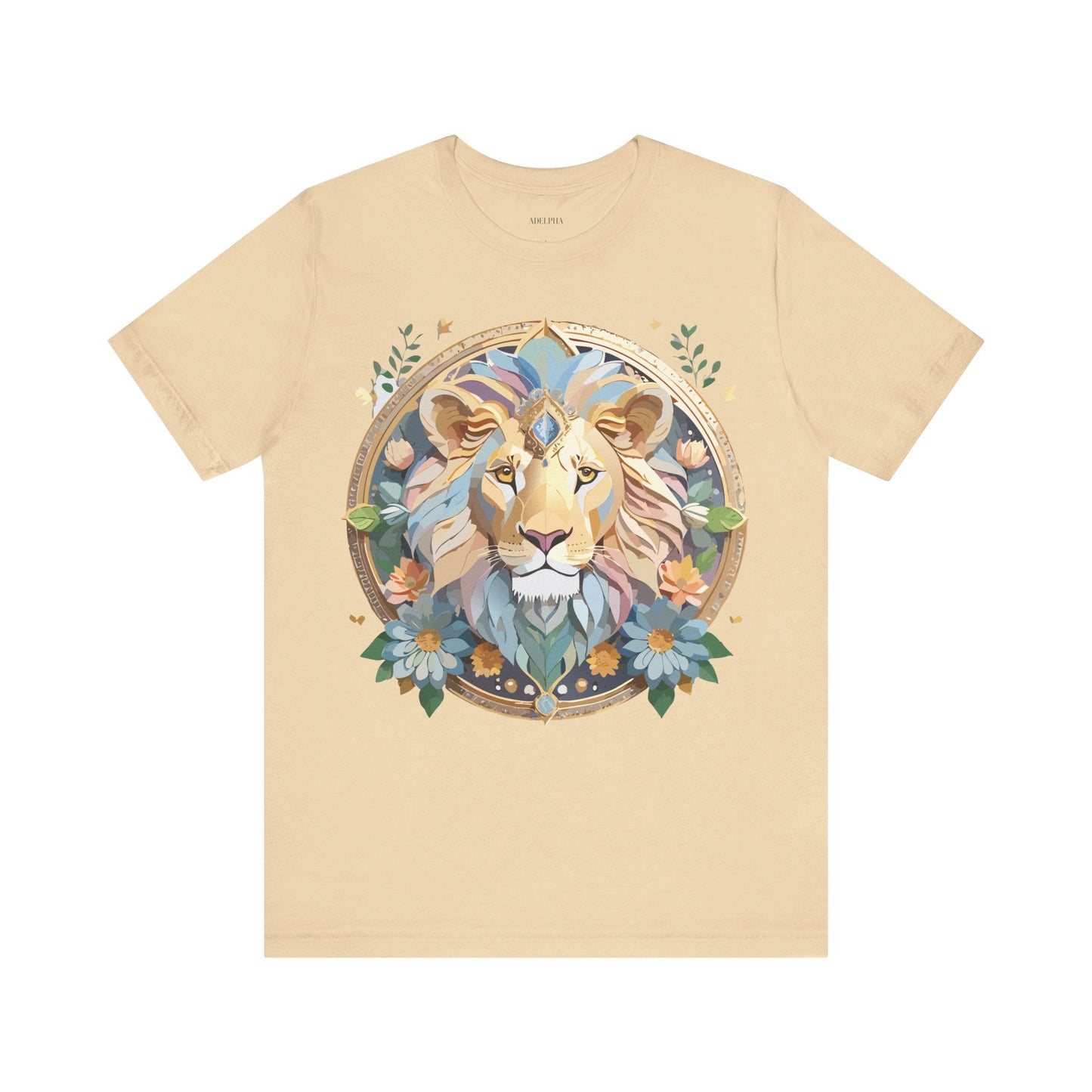 Medallion Graphic Unisex 100 Cotton Vintage Animal Medal Artwork Tee 3