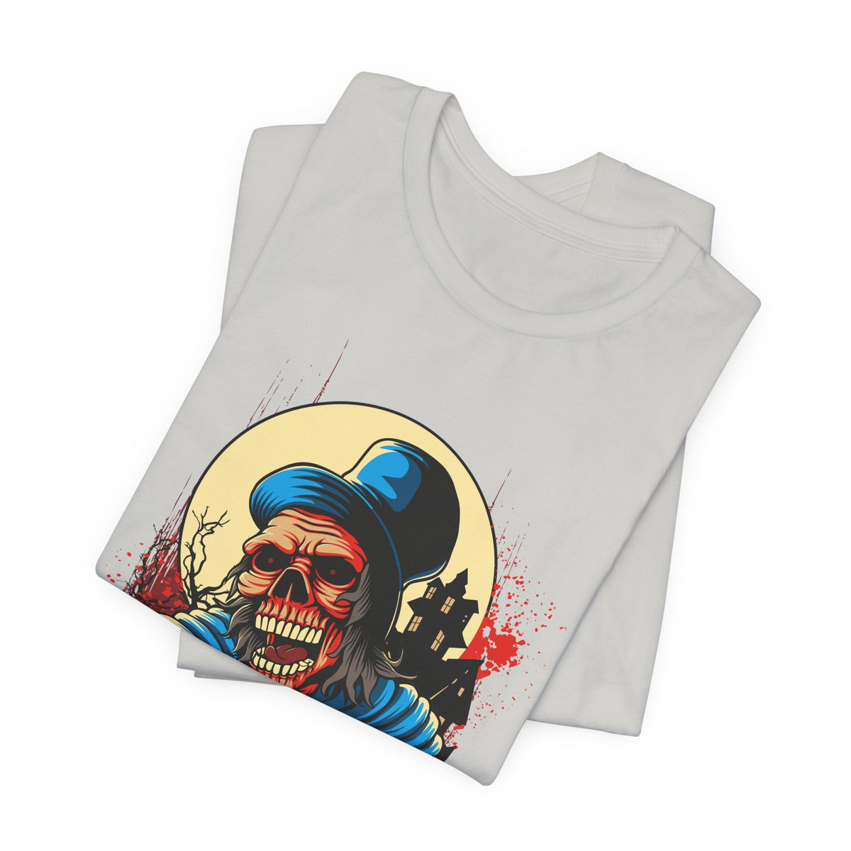 Skull Graphic Design Tee, Skull Shirt, Vintage Tees, Art Design T-Shirt, Graphic Tee, Art Shirts - 1
