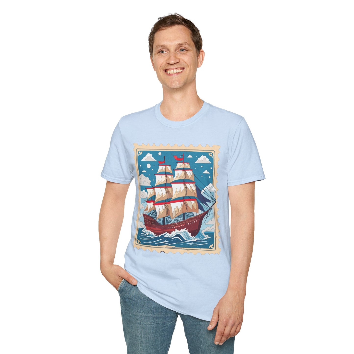 Unisex Softstyle Gildan 64000 Short Sleeve T Shirt Vessel Ship Frigate Tee For Everyday Comfort