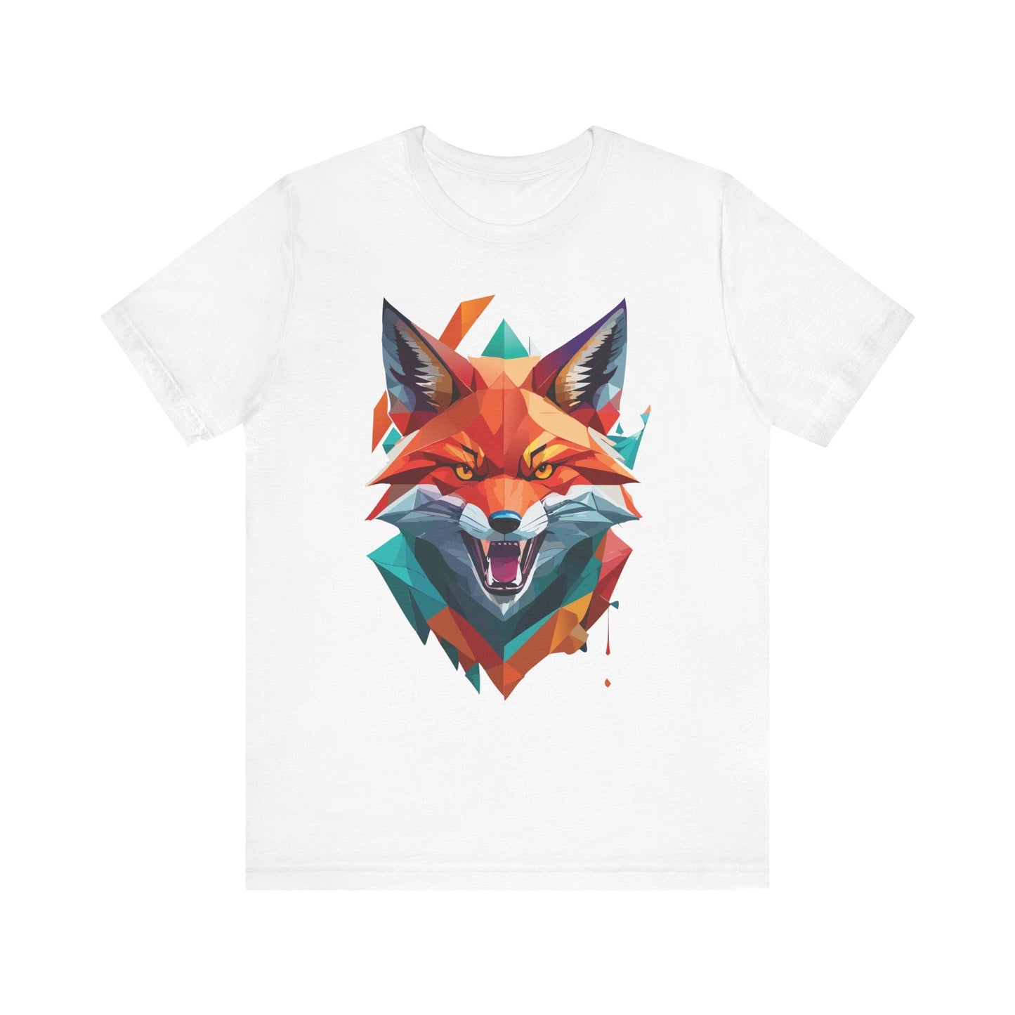 Unisex Animal Print Tee Shirt With Wild Animals Art Design For Men Women Soft Cotton