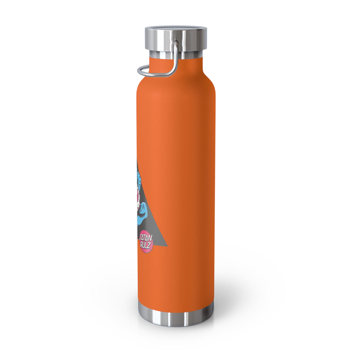 22oz Copper Insulated Water Bottle with Cartoon Design - CV61