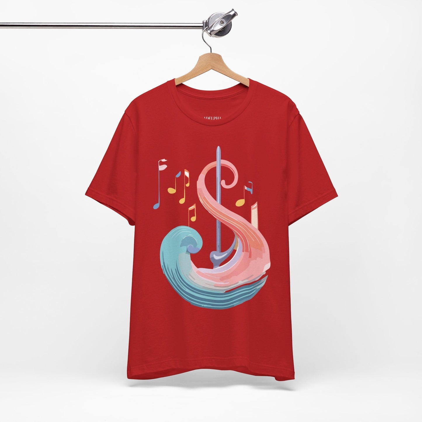 Music T Shirt Graphic Tee Unisex Short Sleeve Adelpha Vintage Inspired Artwork Art Design