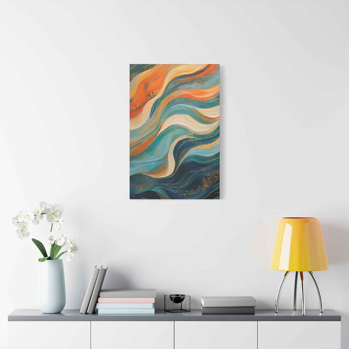 Abstract Oil Painting Print Canvas 20x24,20x30,24x30 24x32,24x36,30x40 32x48,36x48,40x60 Pine-Wood Inner Frame ABS-98