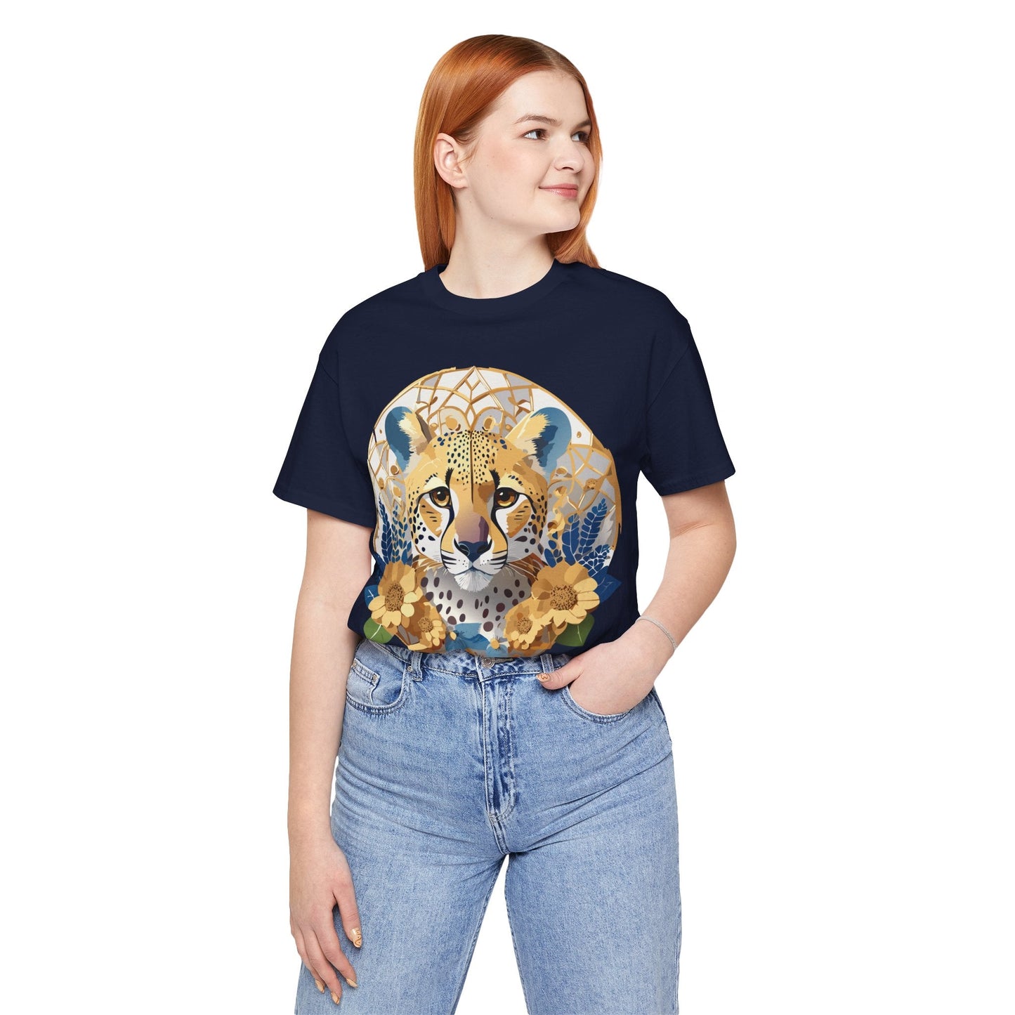 Medallion Shirt Unisex Graphic Tee With Vintage Inspired Adelpha Artwork Short Sleeve Jersey