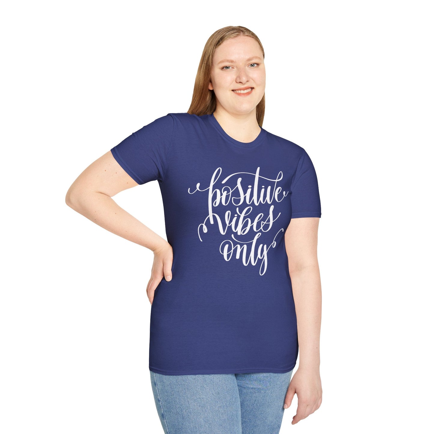 Positive Slogan T Shirts With Positive Words Unisex Short Sleeve Tee Gildan Softstyle 64000 Ring Spun Cotton