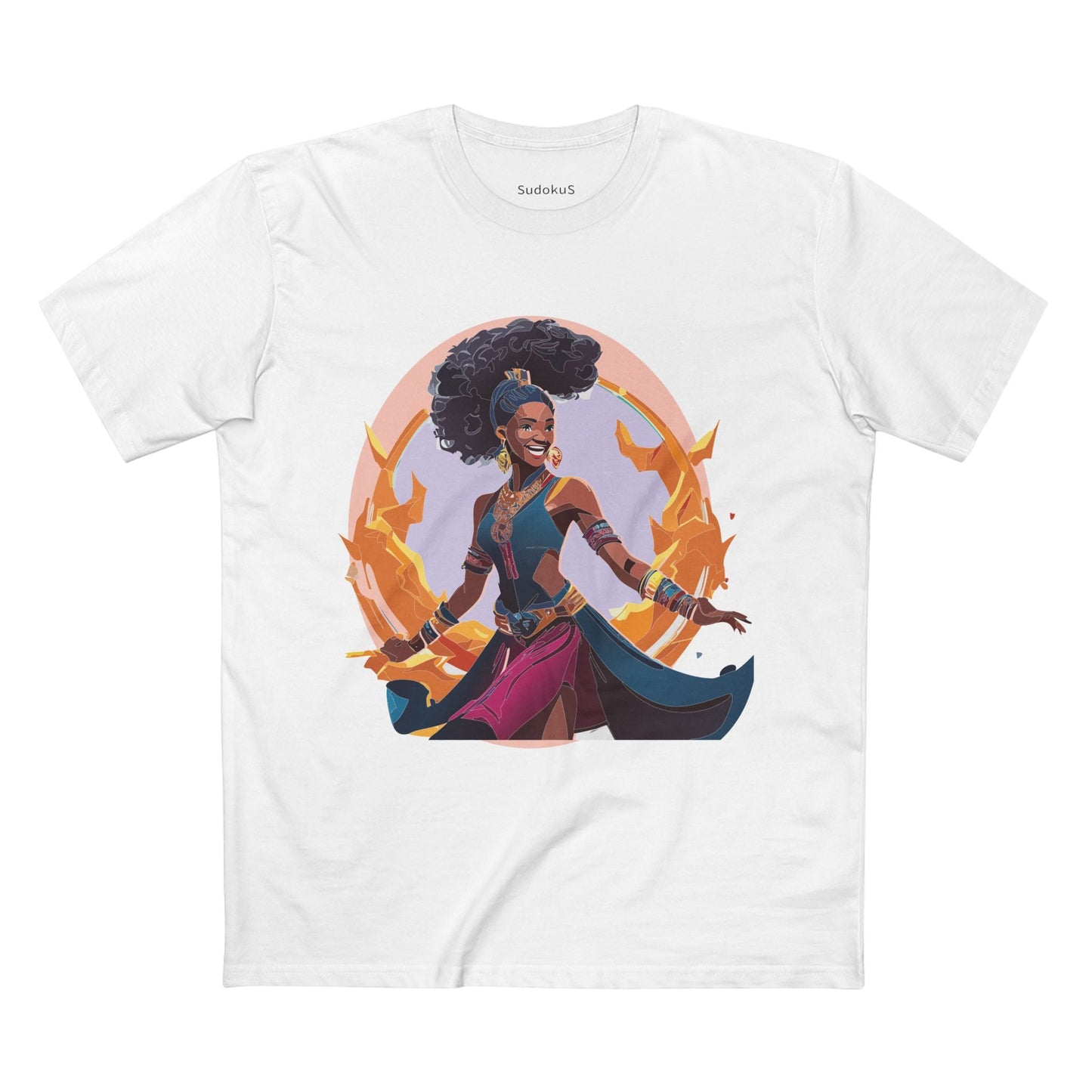 Dancer Graphic Unisex 100 Cotton Staple Tee 21