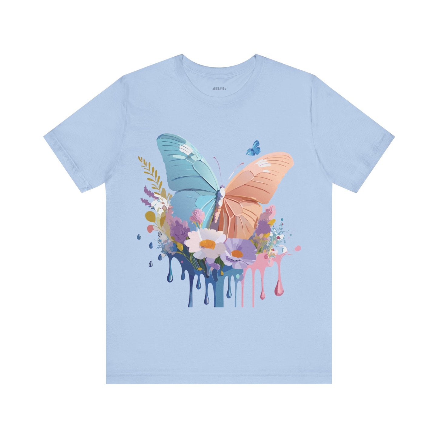 Butterfly Graphic Tee By Adelpha Unisex Vintage Inspired Art Shirt