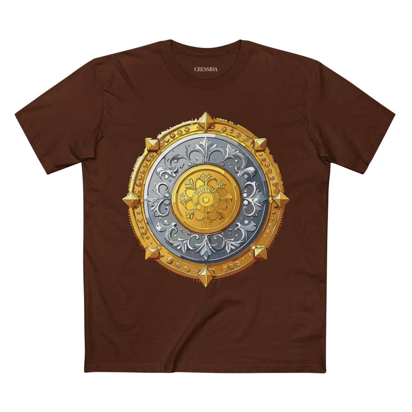 Antique Gold Coin Graphic Design T-Shirt Unisex 100 Cotton With Golden Print Artwork Tee 22