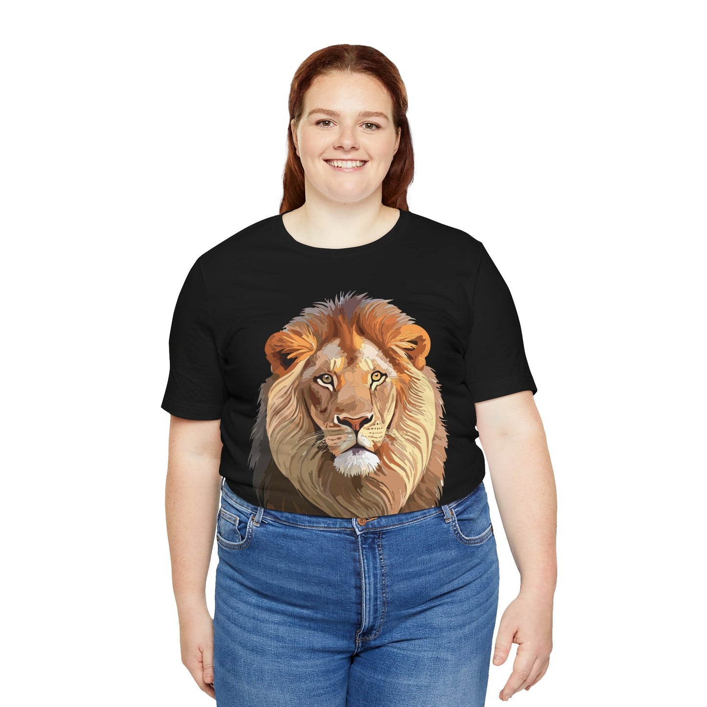 Unisex Animal Graphic Tee Shirt With Wild Animals Art Design For Everyday Wear Casual