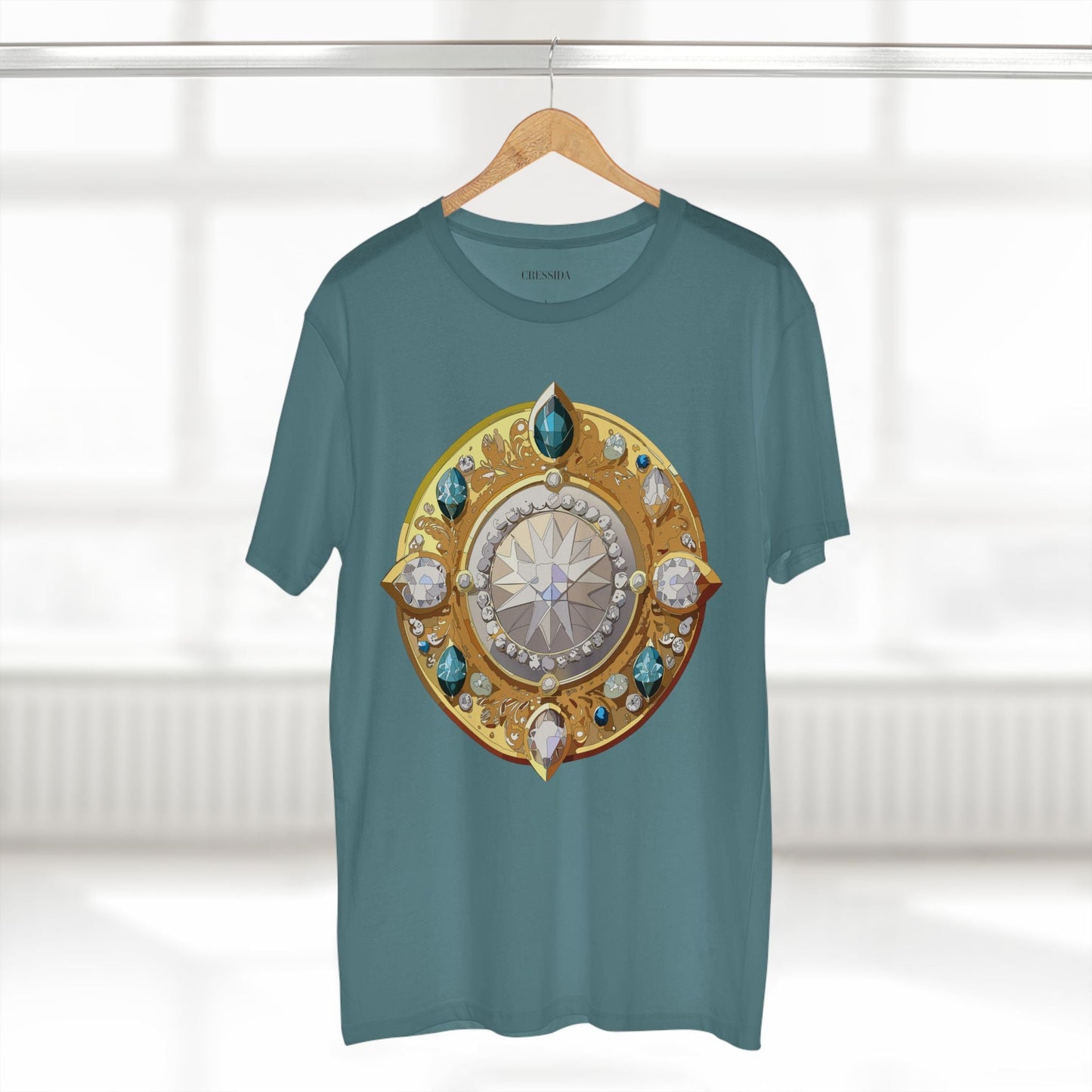 Medallion Graphic T-Shirt Unisex 100 Cotton With Gold Art Design Medal Tee 11