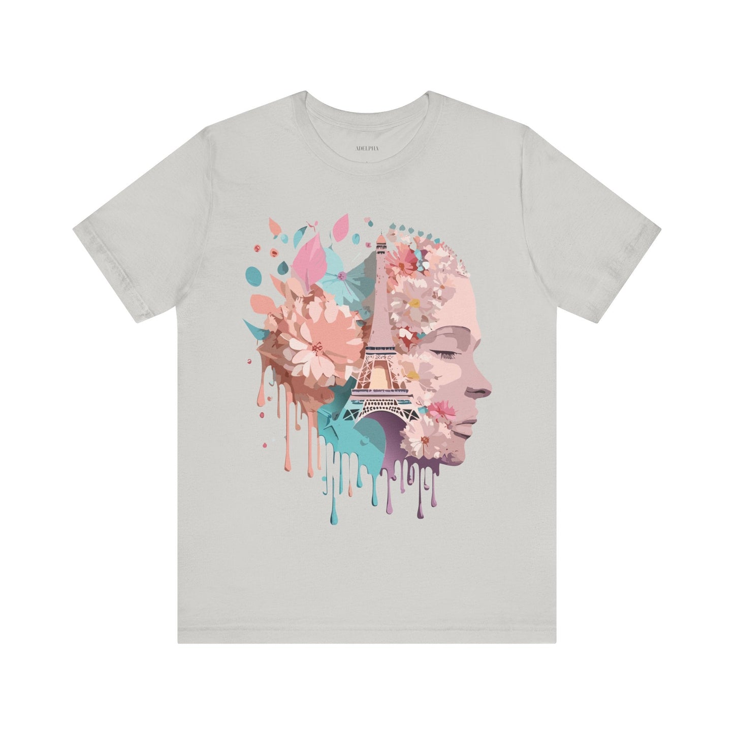 Paris Tourist Shirt Unisex Graphic Tee Featuring Adelpha Vintage Art Design Premium Comfort