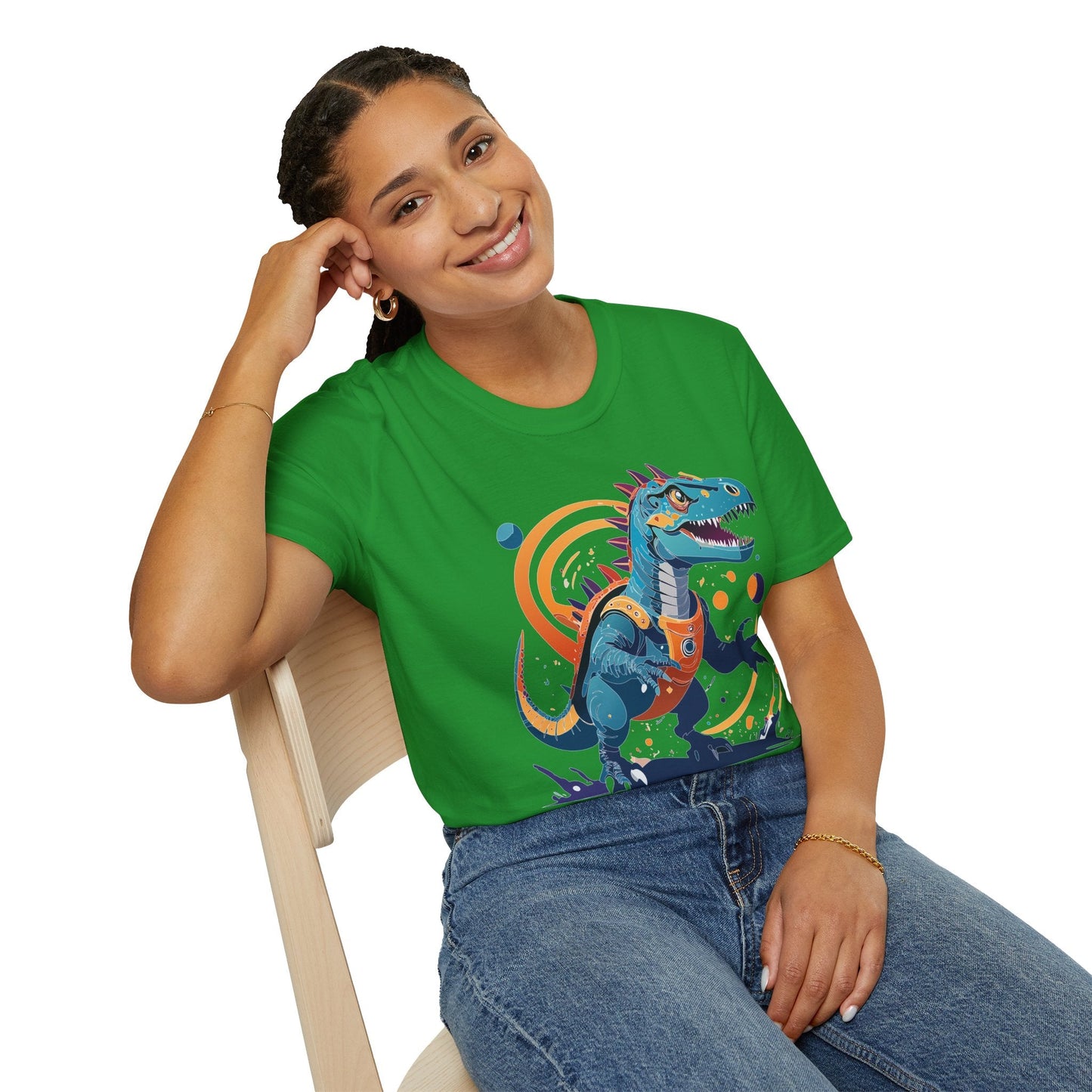 Unisex Alien T Shirt Cosmos Tee With Alien Design Gildan Softstyle 64000 Ring Spun Cotton