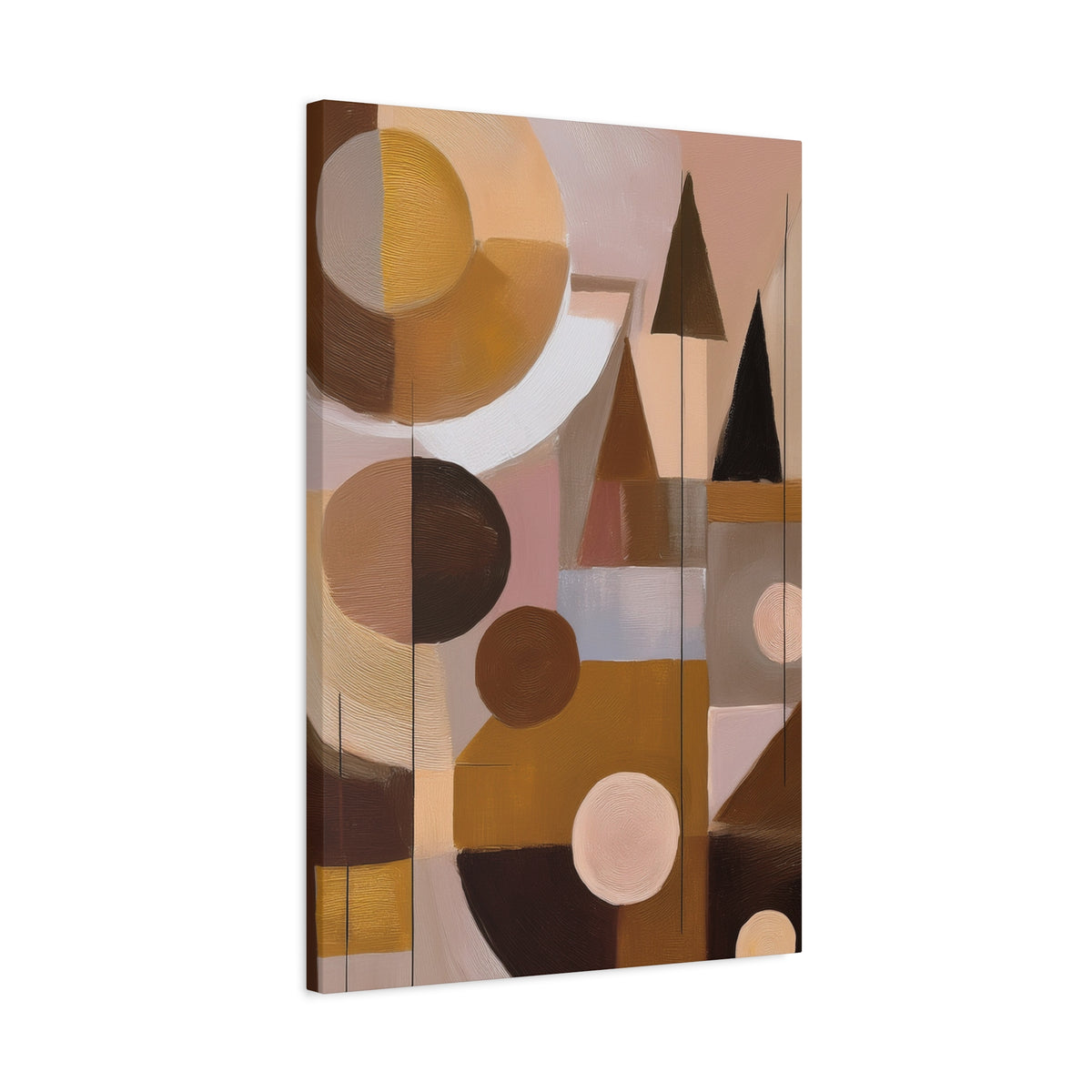 Abstract Geometric Painting Print Canvas 20x24,20x30,24x30 24x32,24x36,30x40 32x48,36x48,40x60 Pine-Wood Inner Frame ABS-51