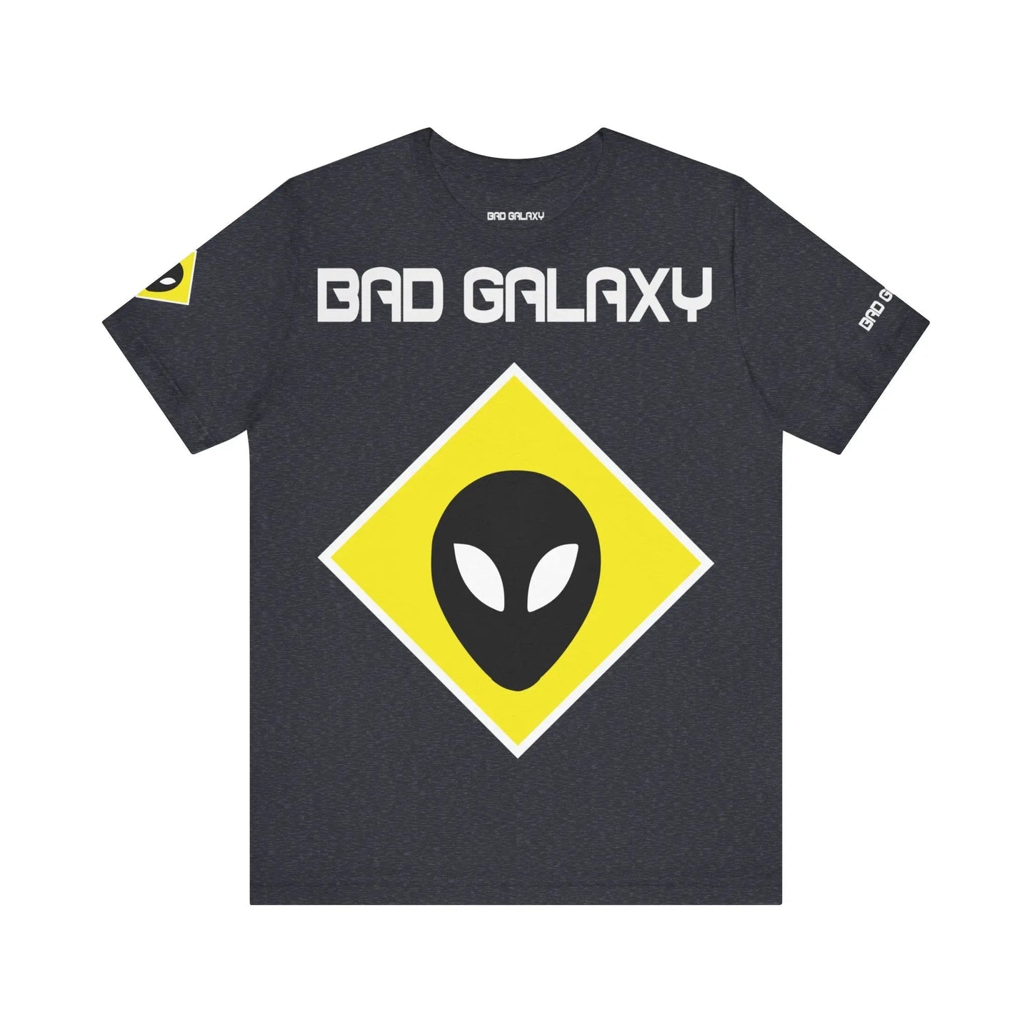 Tee Shirt With Alien From Bad Galaxy Lightweight 100 Percent Cotton Eco Friendly Inks Free Shipping