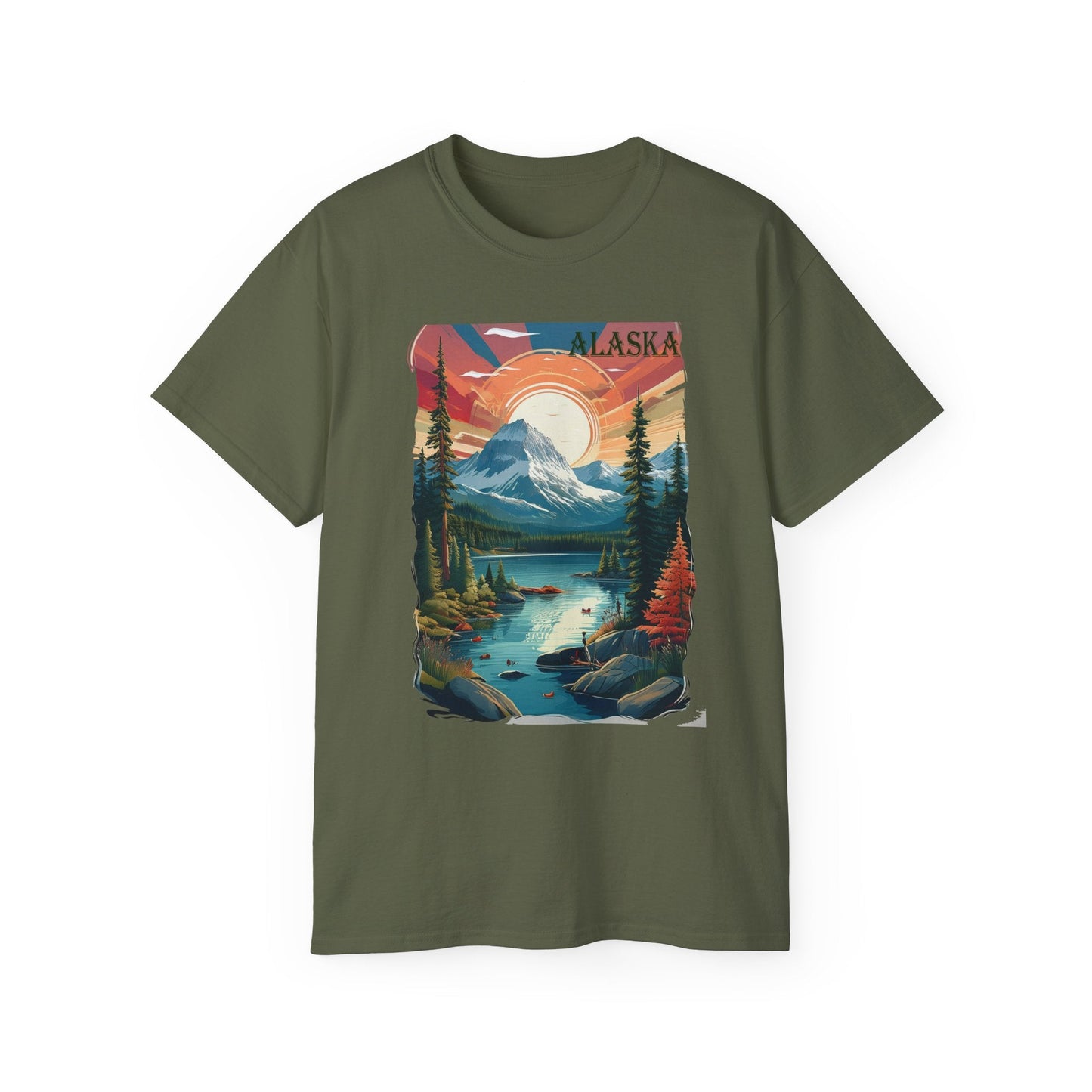 Alaska Graphic Unisex Cotton T‑Shirt 4