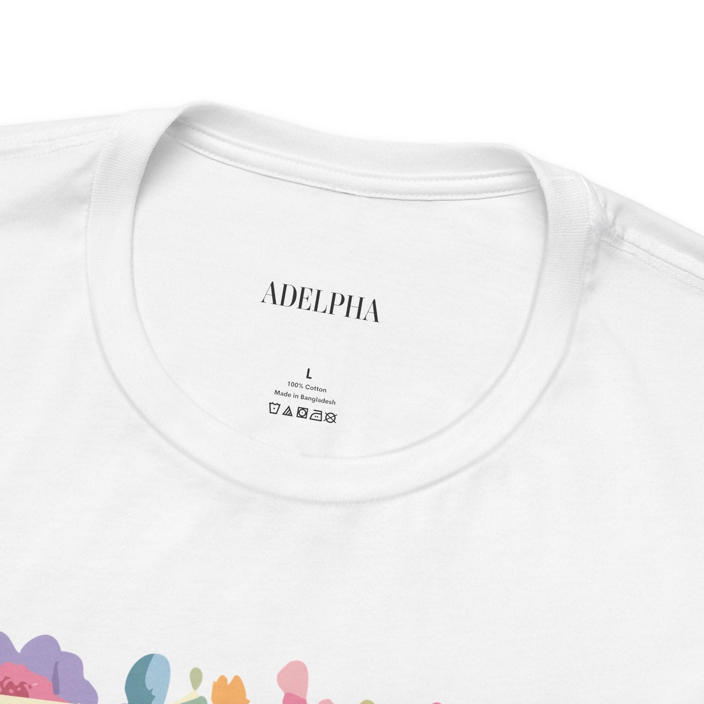 Adelpha Letter R Graphic Tee Unisex Short Sleeve Vintage Style Art Design Artwork Premium Fit