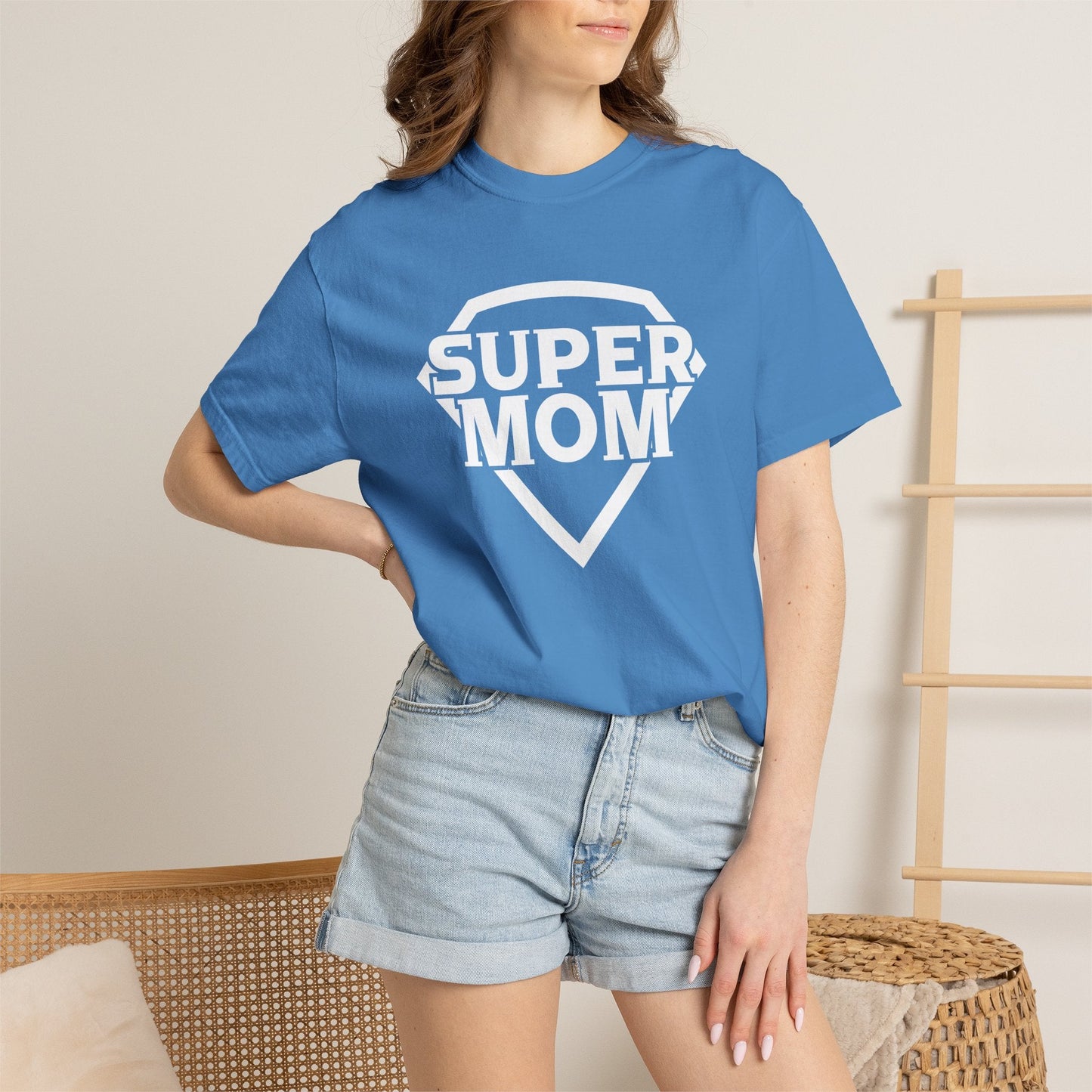 Mom T-shirt Mother's Day Mama Tee Unisex Comfort Colors Garment-Dyed Cotton h3