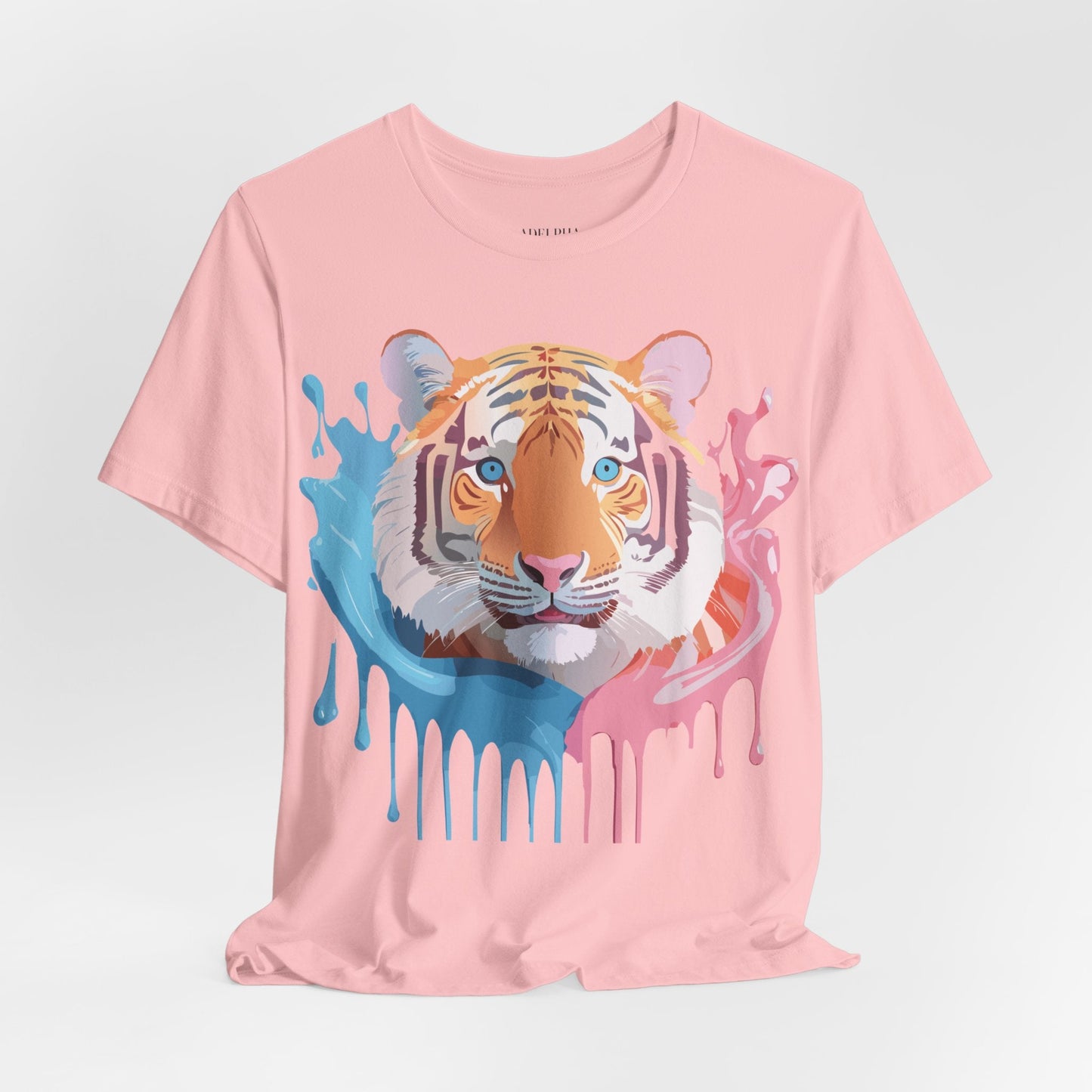 Tiger Graphic T Shirt Unisex Short Sleeve Tee By Adelpha Artwork Vintage Inspired
