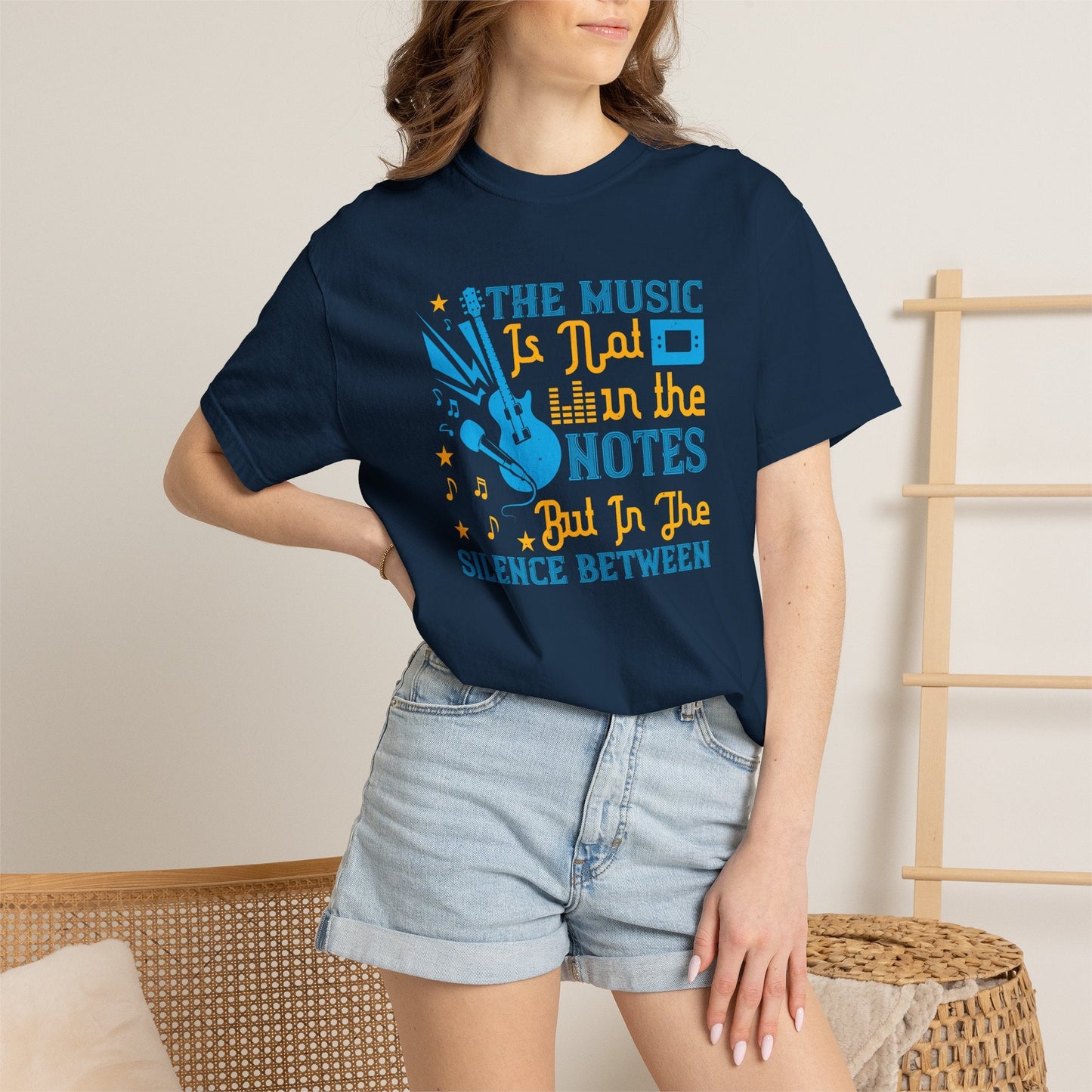Music Graphic Design Unisex Cotton T-shirt  m44