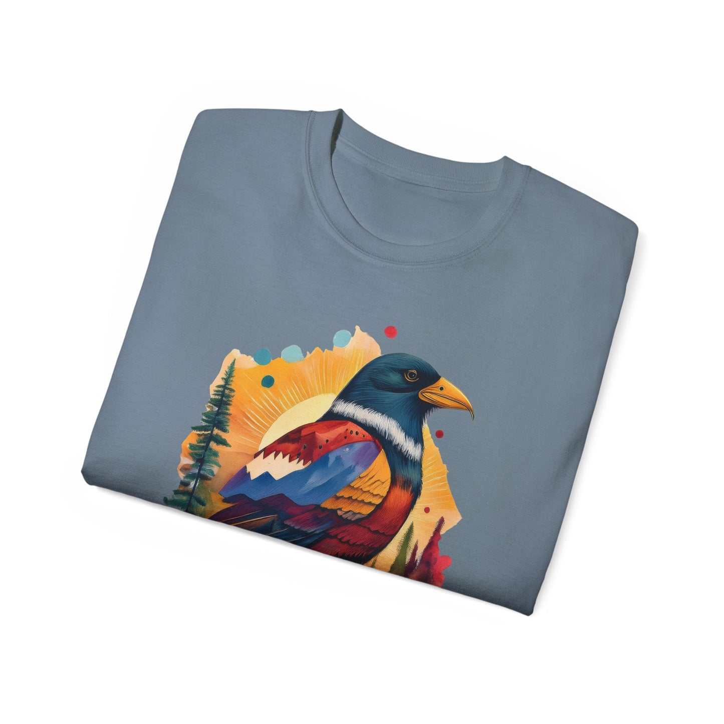 Colorado Bird Graphic Unisex Cotton T‑Shirt 3