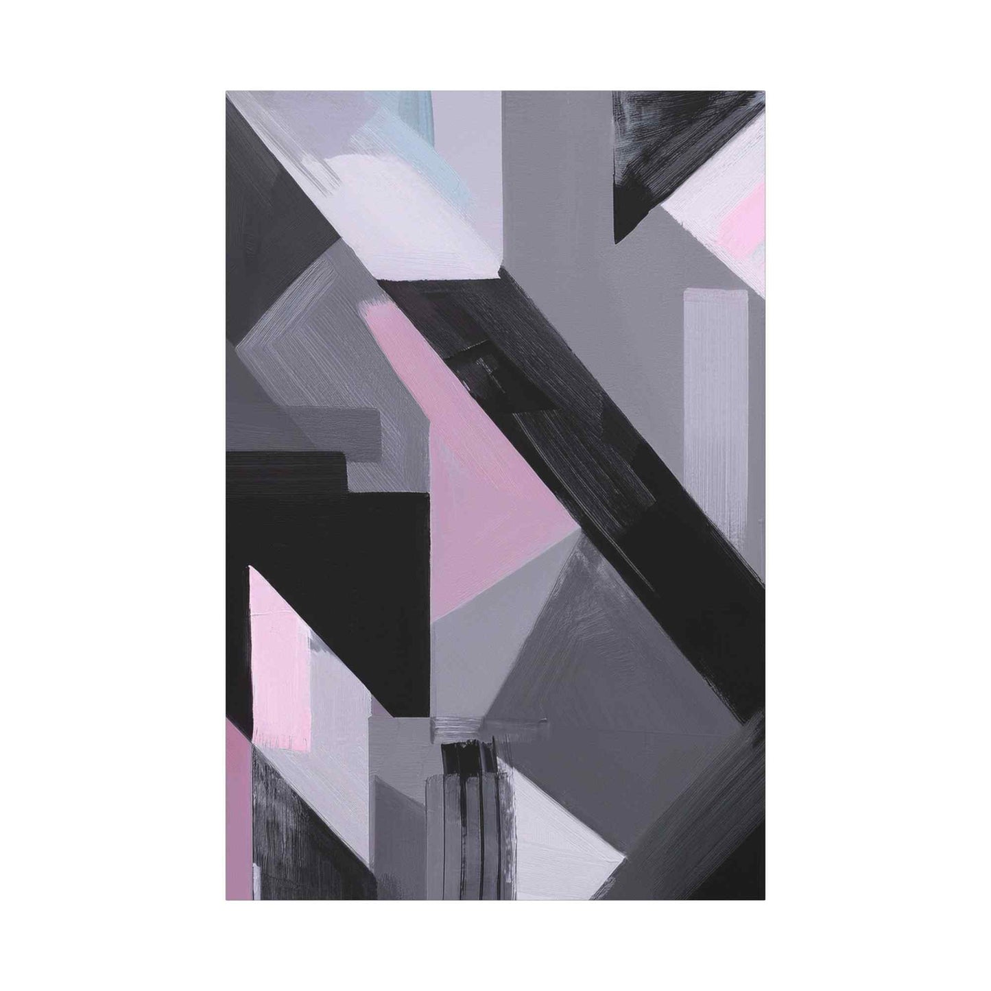 Abstract Geometric Painting Print Canvas 20x24,20x30,24x30 24x32,24x36,30x40 32x48,36x48,40x60 Pine-Wood Inner Frame ABS-45