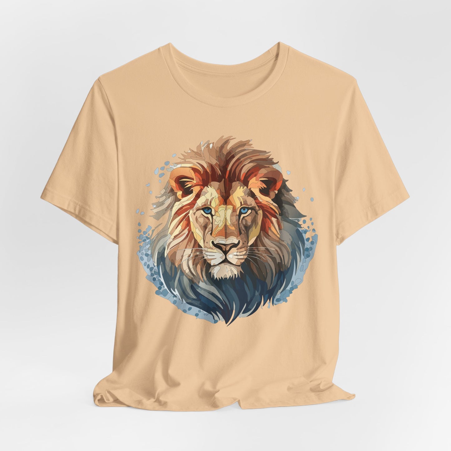 Lion Shirt, Animal Shirt, T-Shirt with Lion, Art Design Tee, Animal Tees, Safari T-Shirt 12