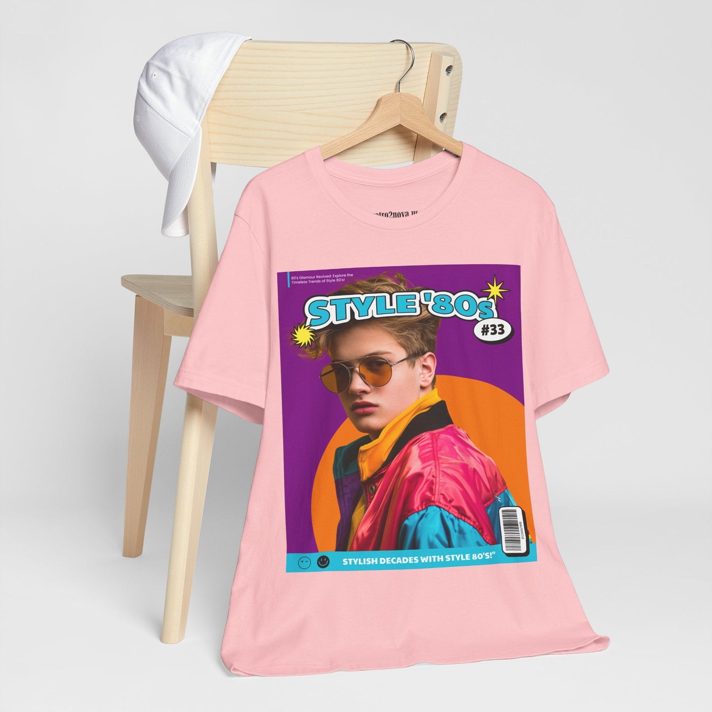Magazine Cover Shirt Unisex Jersey Tee Bold Vibrant Graphic Tee For Standout Style