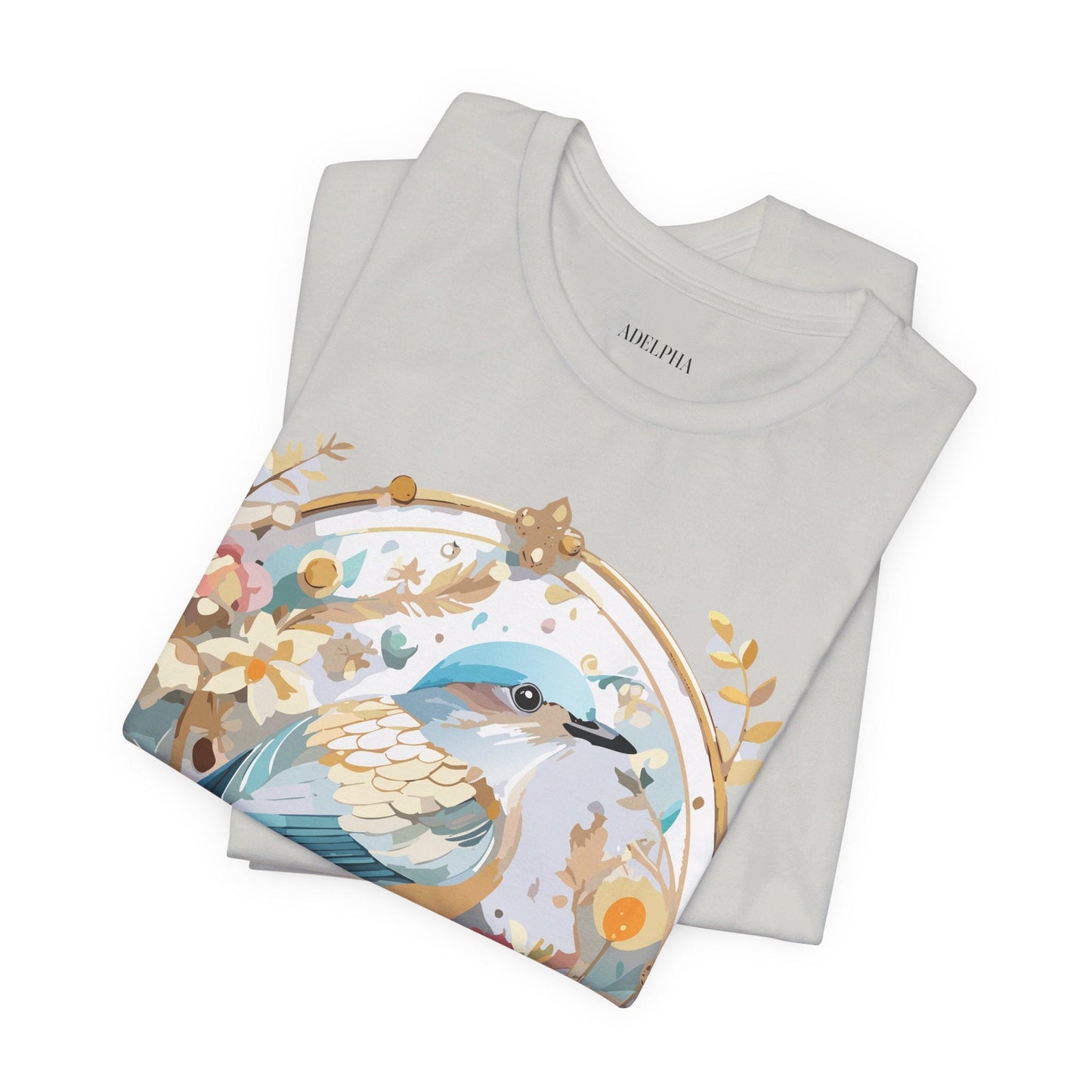 Adelpha Medallion Graphic T Shirt Unisex Short Sleeve Vintage Inspired Art Design