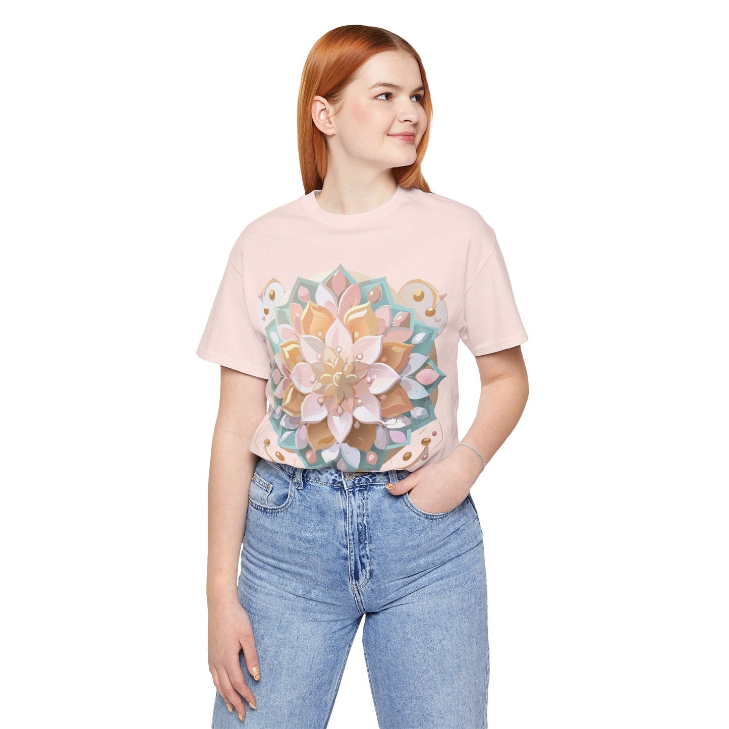 Mandala Shirt Graphic Tee Unisex Adelpha Vintage Inspired Art Design Premium Apparel