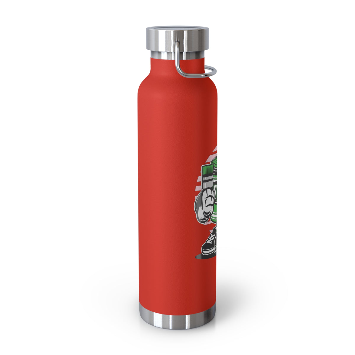 22oz Copper Insulated Water Bottle with Cartoon Design - CV96