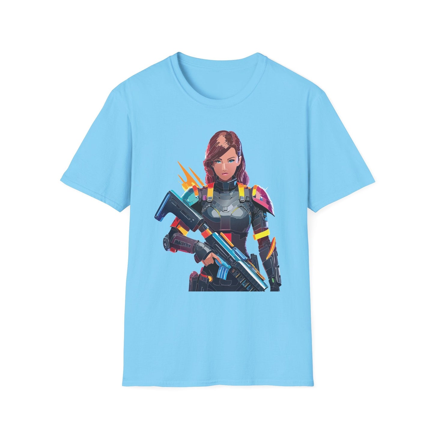 Robocop T Shirt Unisex Gildan Softstyle 64000 100 Percent Ring Spun Cotton Tee Casual Wear