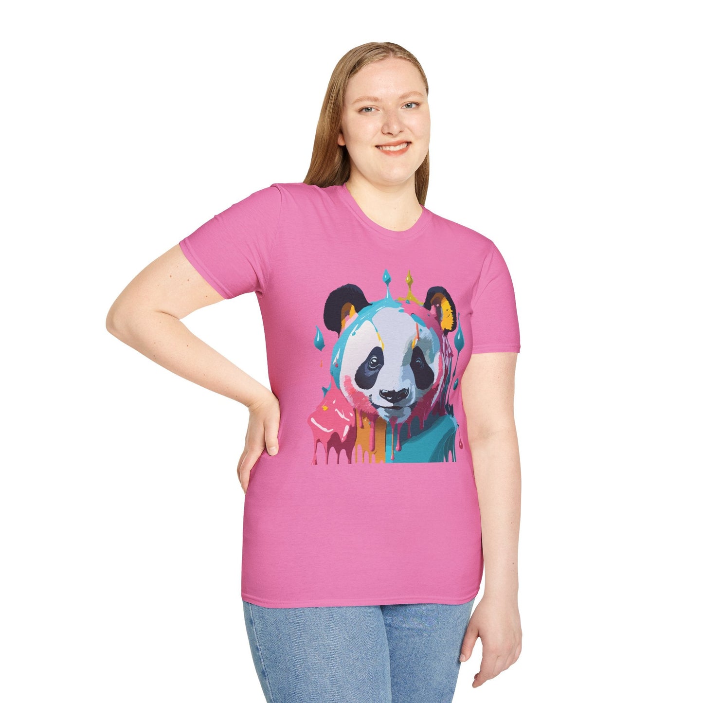 Panda Shirt Unisex T Shirt Panda Lover Gift Gildan Softstyle Tee 100 Percent Cotton