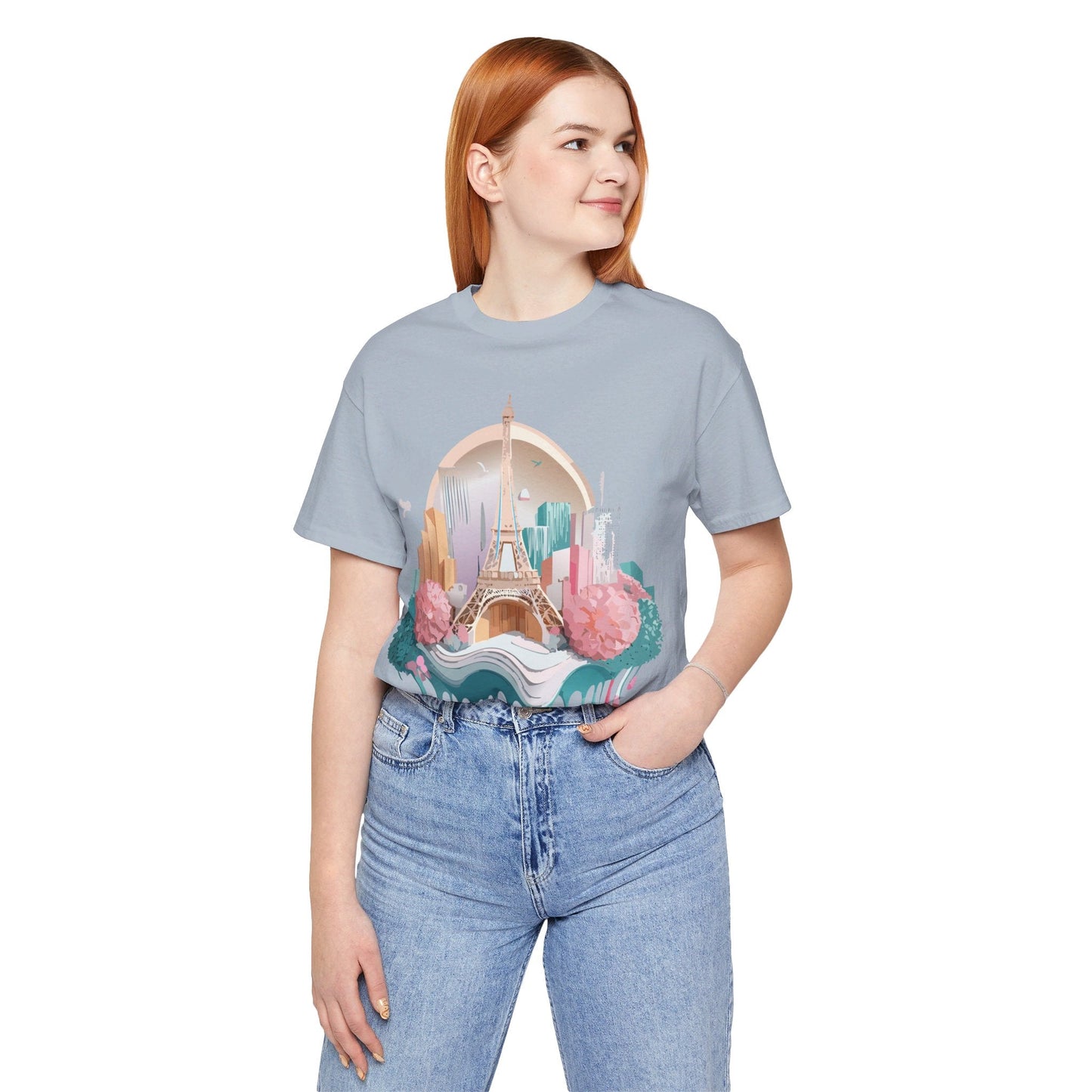 Paris Tourist Shirt Unisex Graphic Tee With Vintage Adelpha Artwork And Travel Style