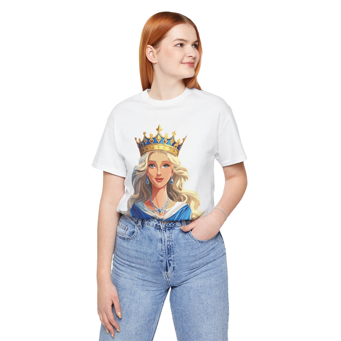 Goddess Graphic Tee Unisex Short Sleeve Original Art by Retro2Nova Premium Cotton