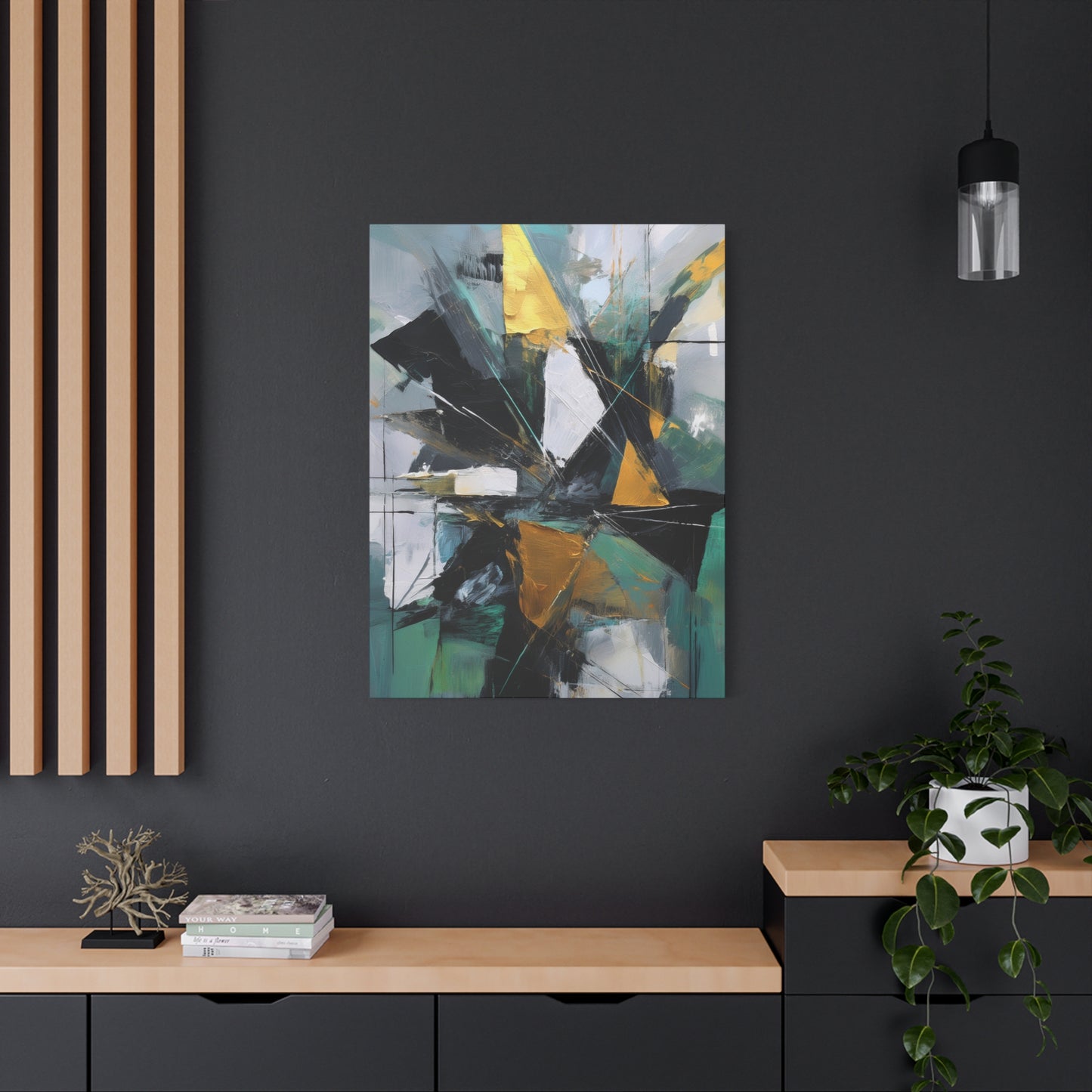 Abstract Oil Painting Print Canvas 20x24,20x30,24x30 24x32,24x36,30x40 32x48,36x48,40x60 Pine-Wood Inner Frame ABS-208