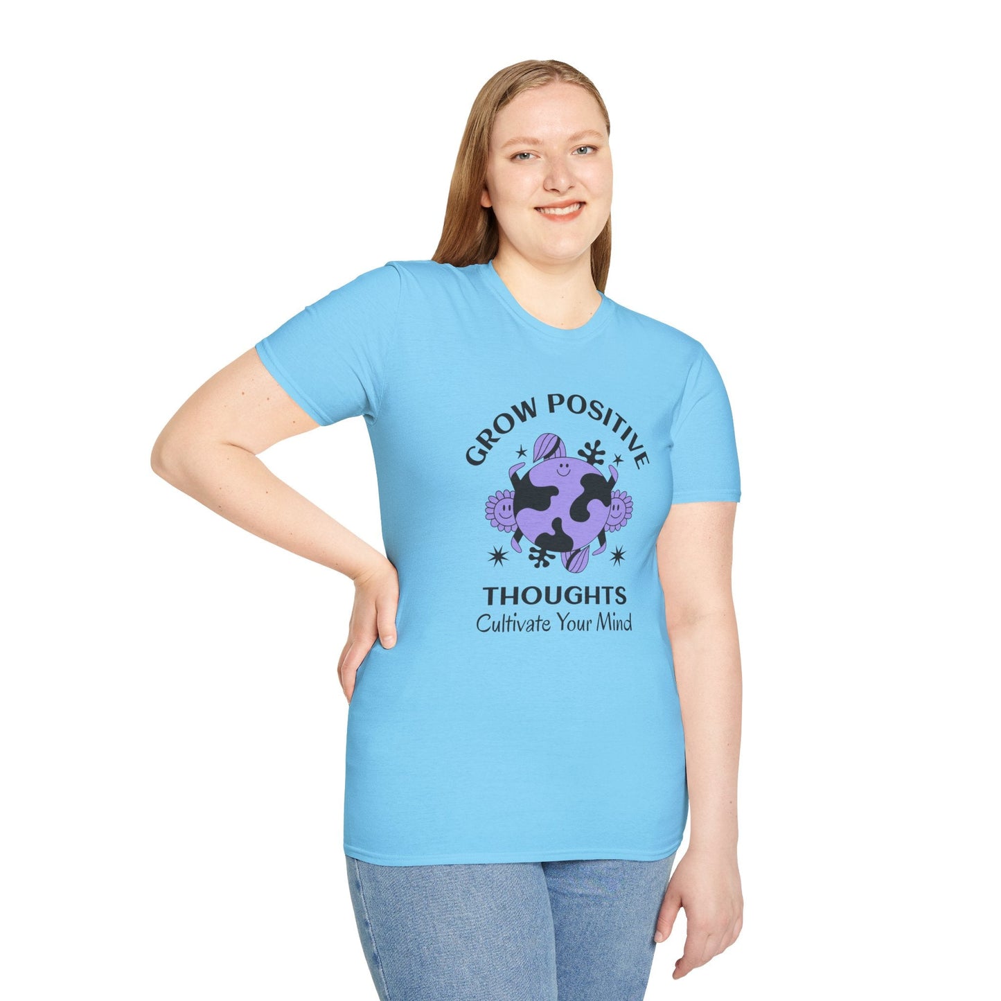 Gildan Softstyle 64000 Unisex Short Sleeve T Shirt Positive Slogan Tee With Positive Quotes And Words