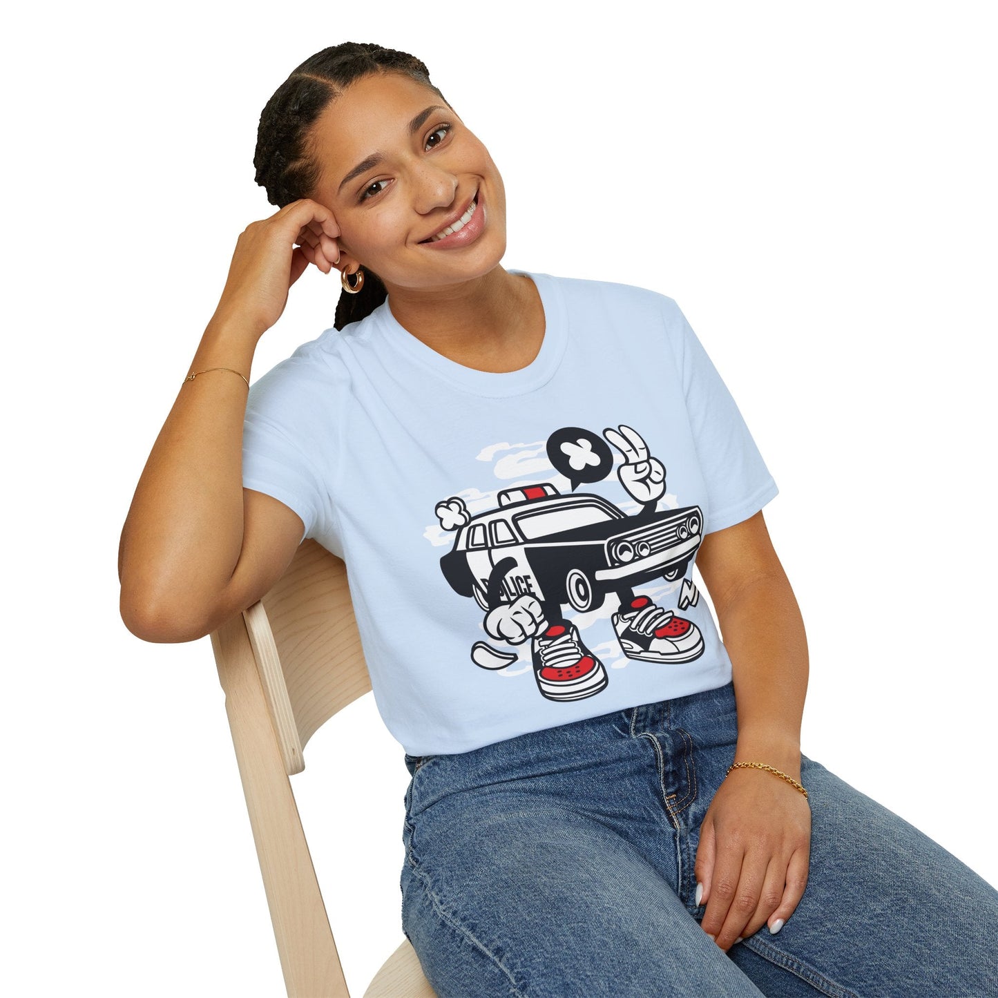 Cartoon T Shirt Animation Tee Funny Unisex Gildan Softstyle 64000 Cotton Tee Comfort
