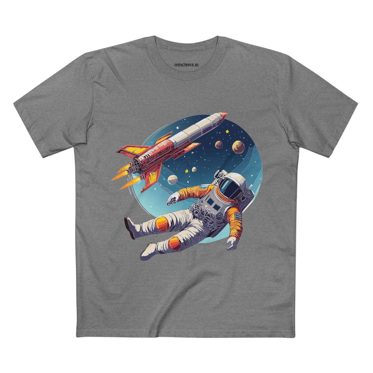Cosmos Astronaut Graphic Tee Staple Unisex 100 Cotton Tee Shirt - CS-9