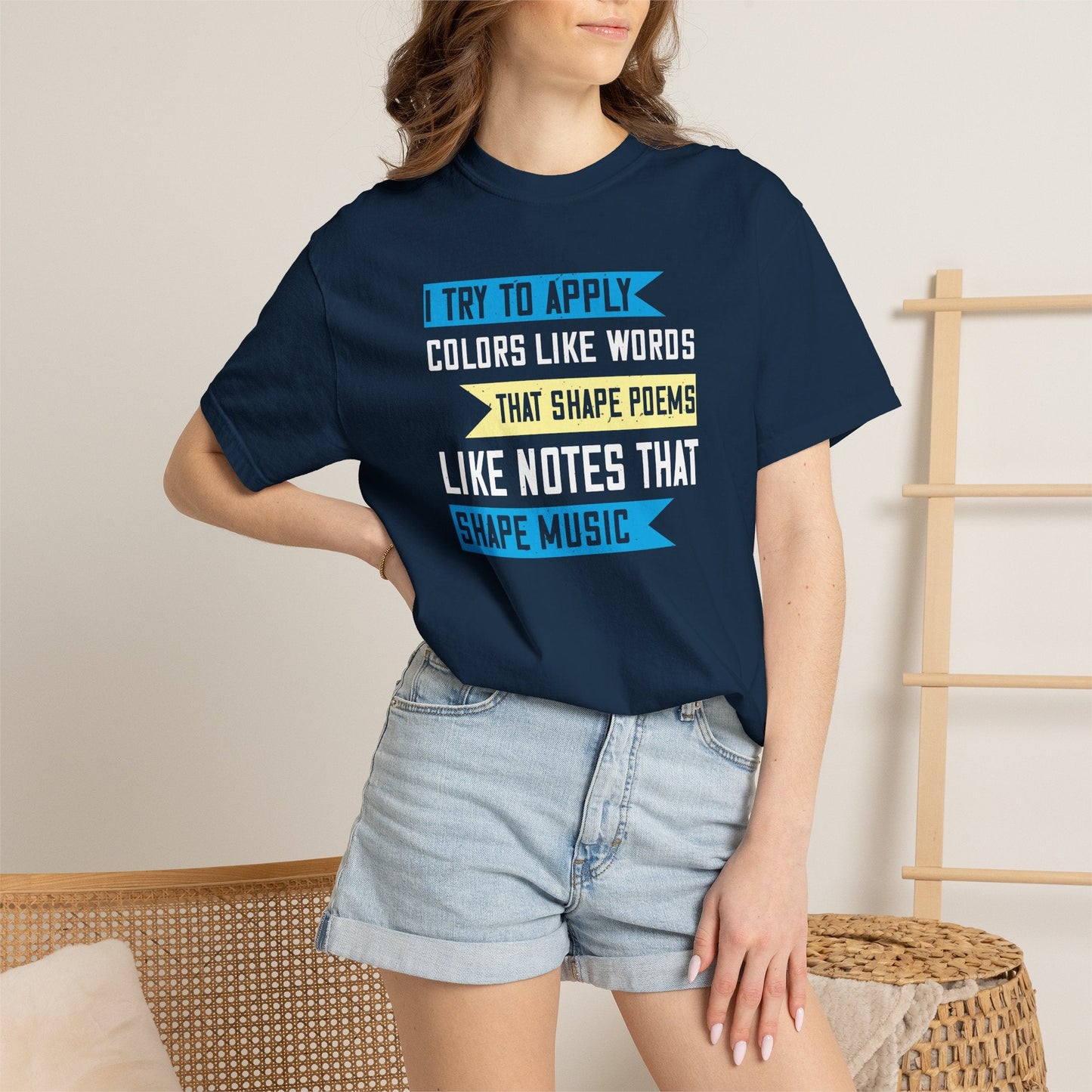 Music Graphic Design Unisex Cotton T-shirt m