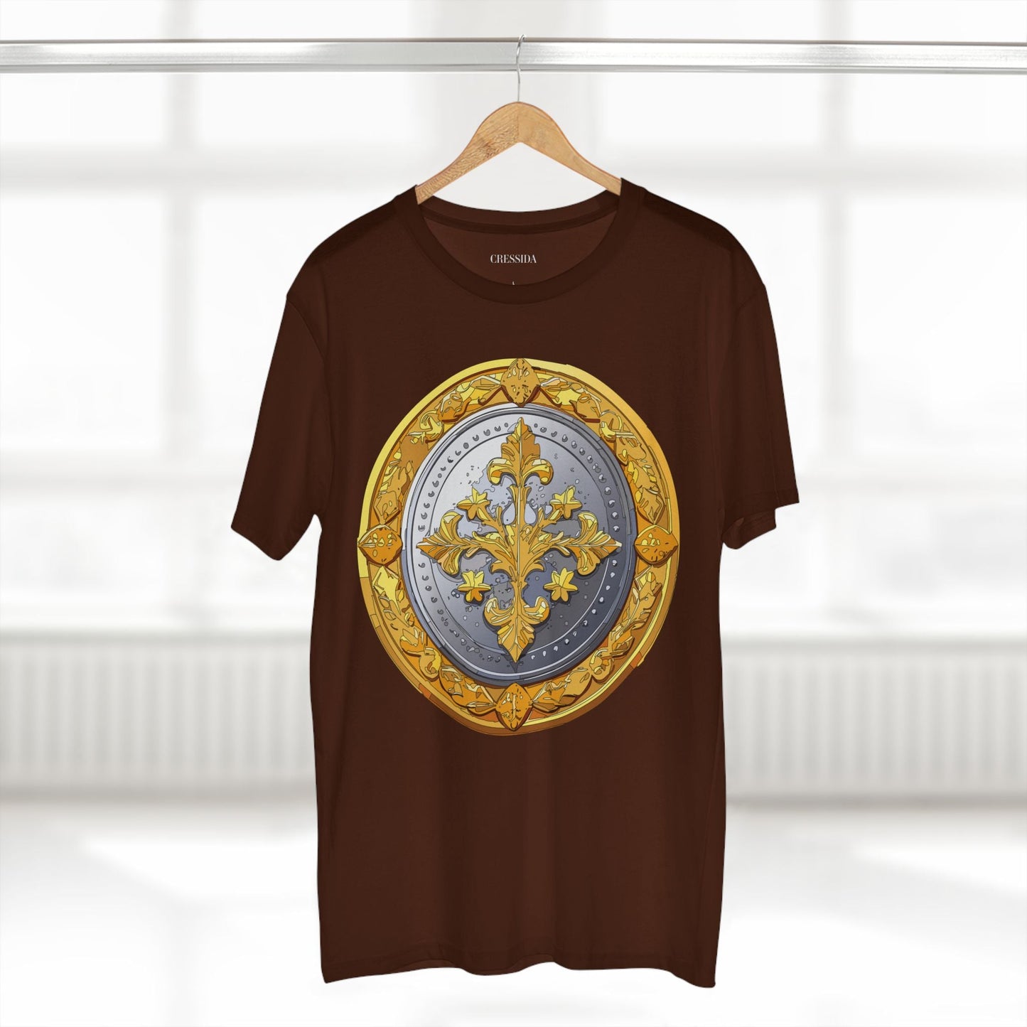 Antique Gold Coin Graphic Design T-Shirt Unisex 100 Cotton With Golden Print Artwork Tee 21