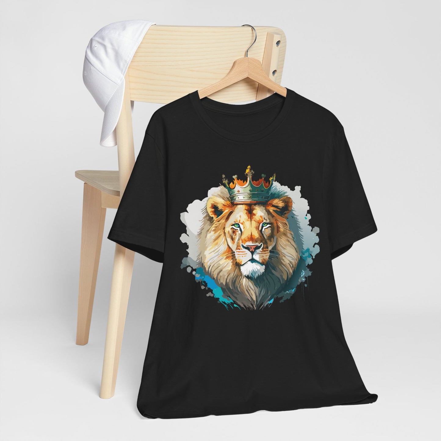 Lion Shirt, Animal Shirt, T-Shirt with Lion, Art Design Tee, Animal Tees, Safari T-Shirt, Crown Tee 13