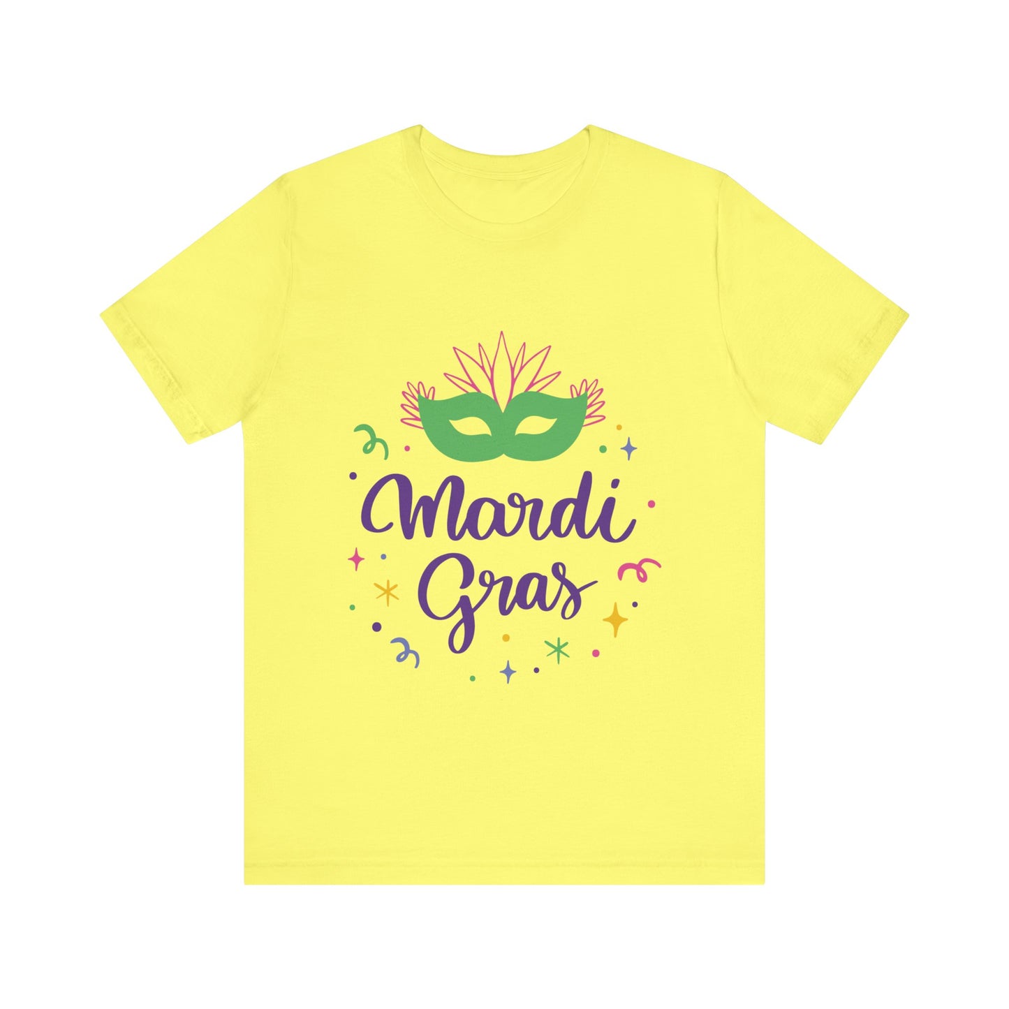 Unisex Cotton Tee Shirt for Mardi Gras