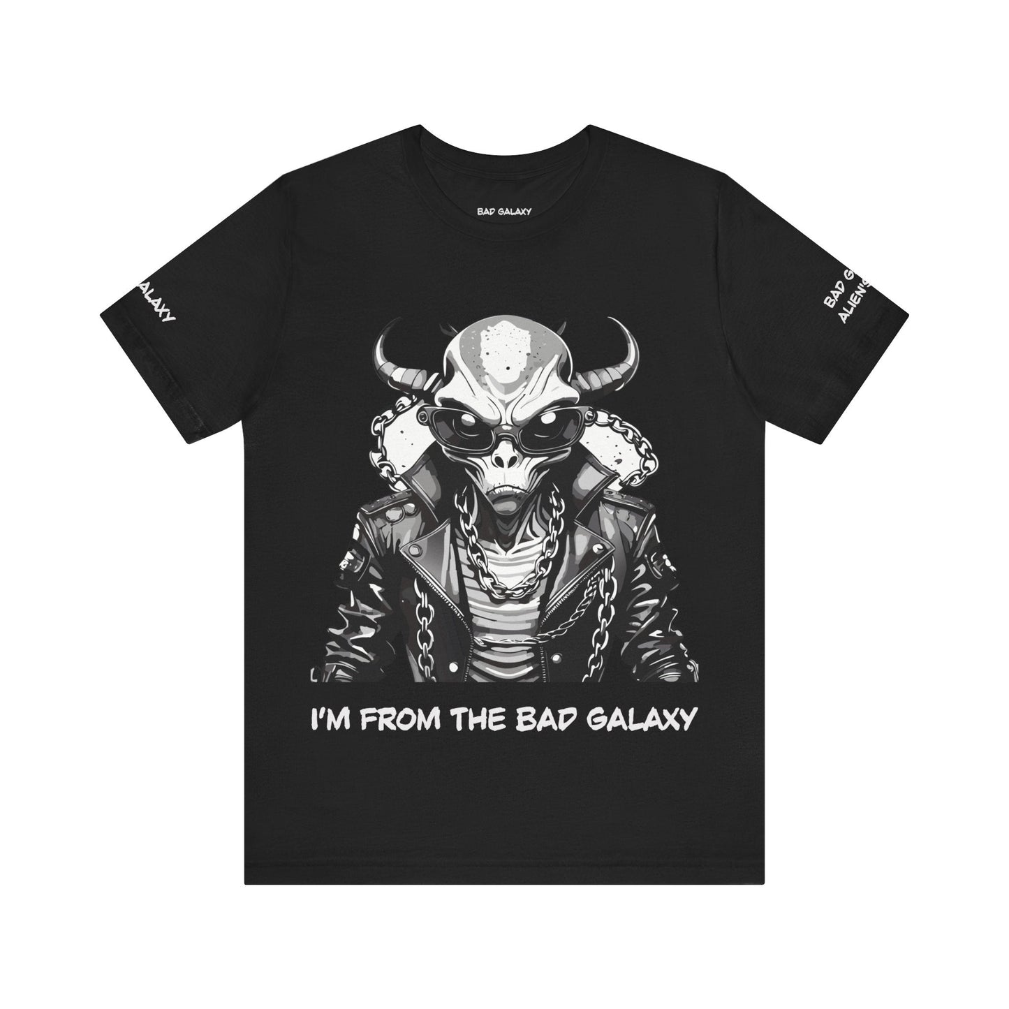 Alien Tee Shirt From Bad Galaxy 100 Cotton Made To Order With Eco Friendly Inks Free Shipping