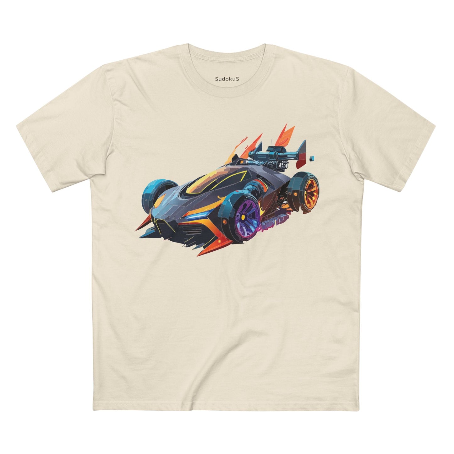 Car Graphic Unisex 100 Cotton Staple Tee 14