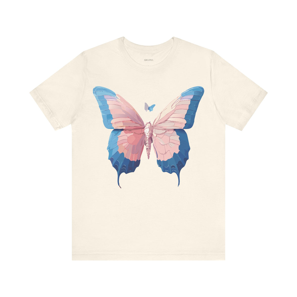 Butterfly Graphic Unisex Cotton Bella+Canvas Tee with Art Design n14