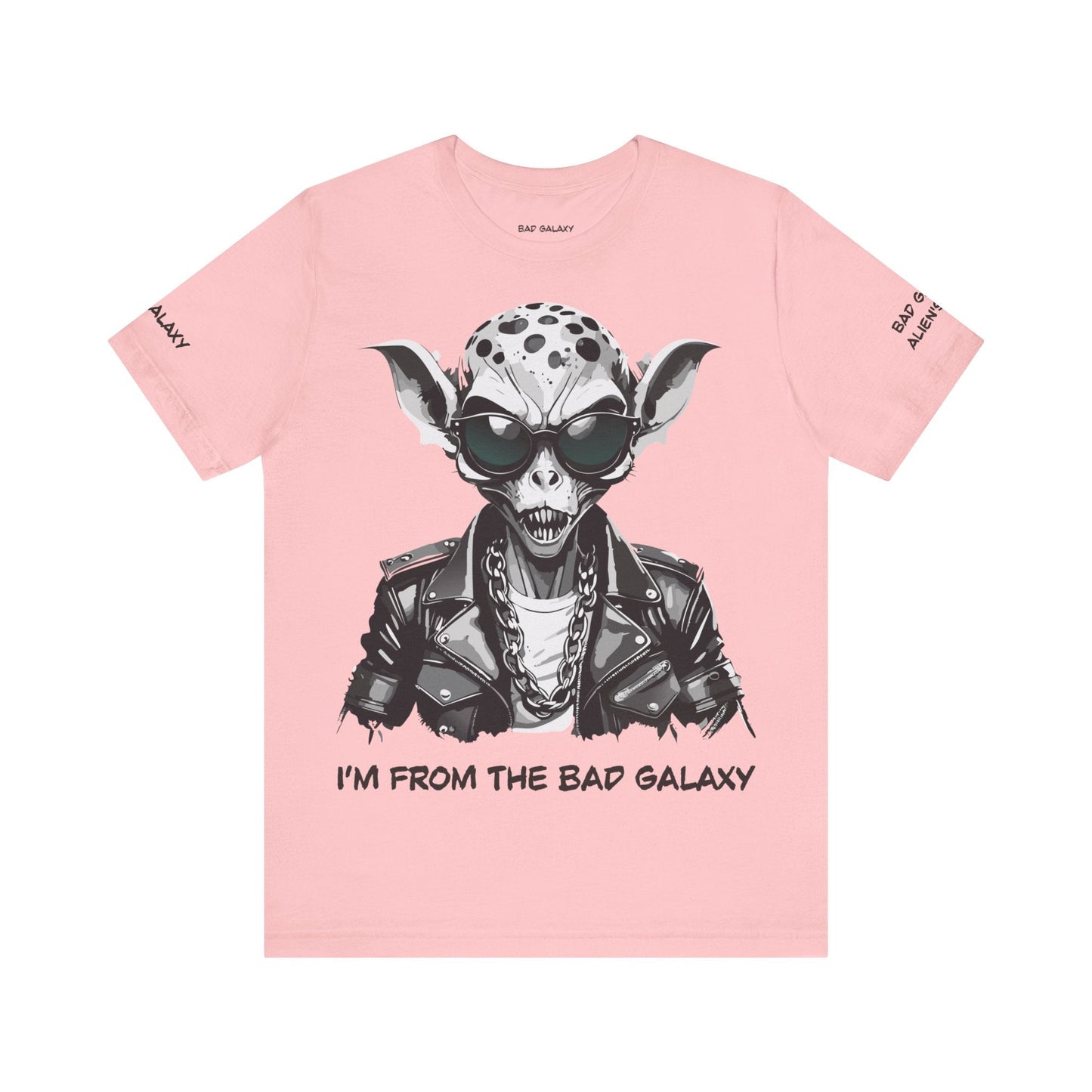 Alien Tee Shirt From Bad Galaxy 100 Percent Cotton Lightweight USA Printed Tee Eco Friendly Inks