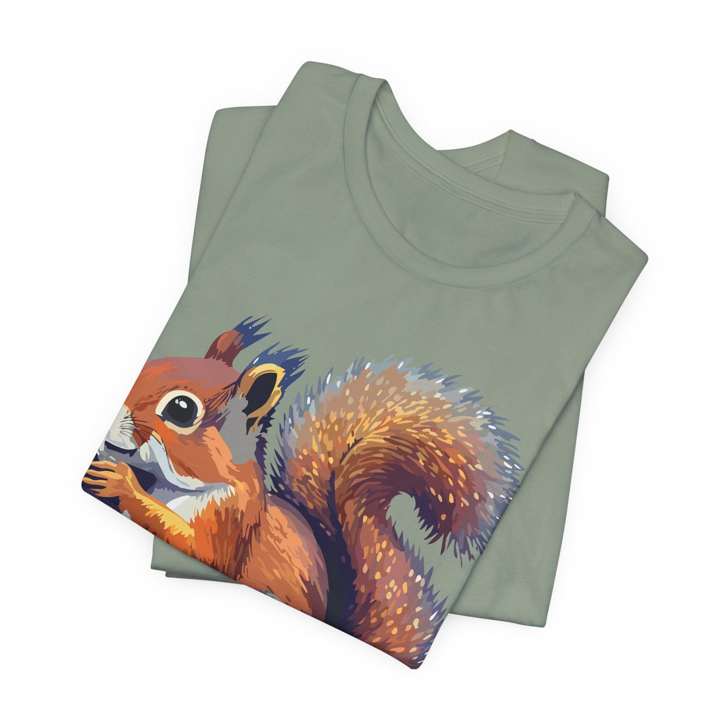 Unisex Animal Print Tee Shirt With Wild Animals Artwork Gildan Softstyle 64000 Cotton