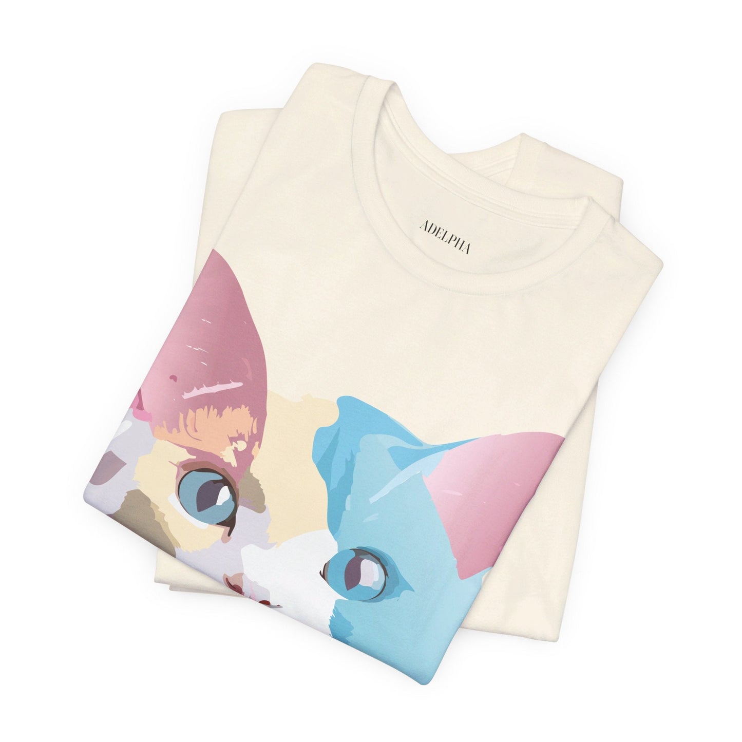 Cat Graphic Tee Unisex Jersey Short Sleeve By Adelpha Art Design