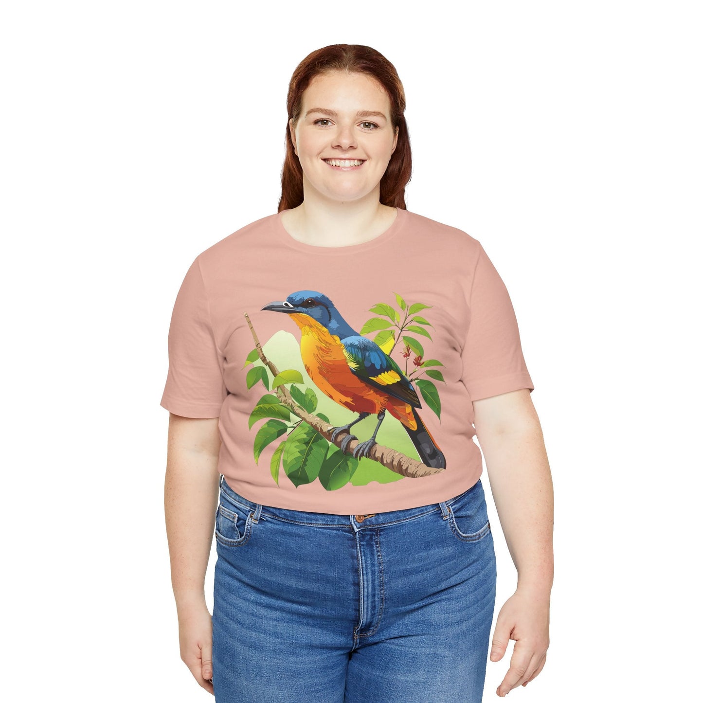 Unisex Animal Design Tee Shirt With Wildlife Graphics For Casual Everyday Wear And Comfort
