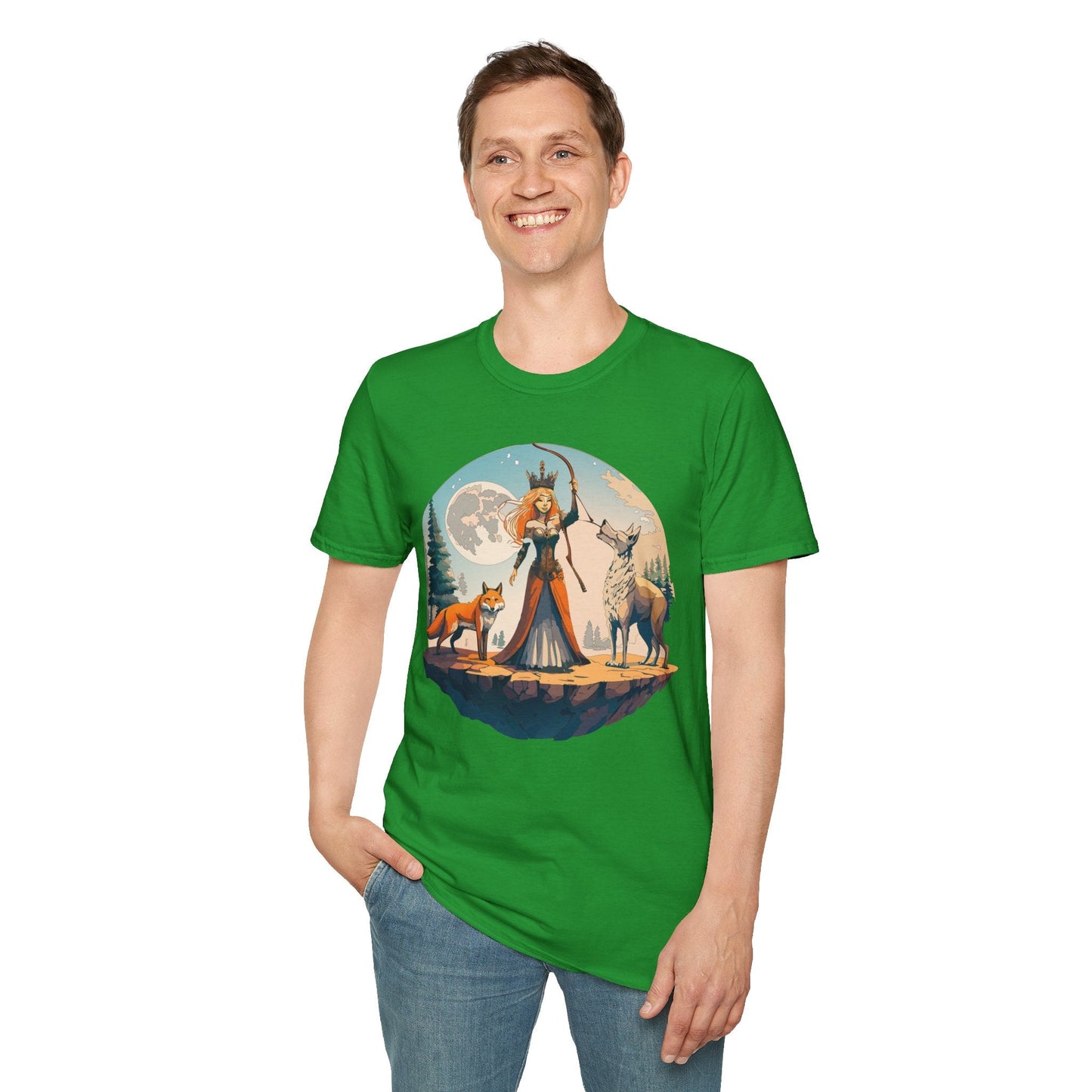 Womens Graphic T Shirts Art Design Shirt Softstyle Gildan 64000 Unisex Tee Ring Spun Cotton